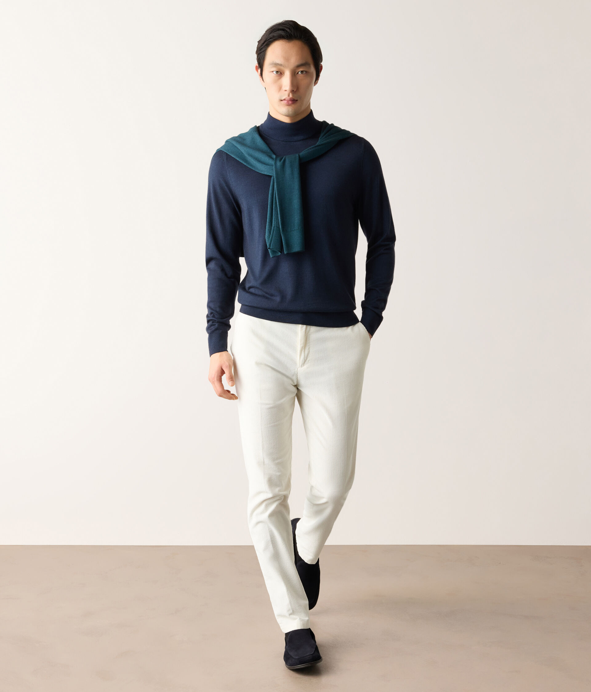 Long-Sleeved Cashmere Turtleneck