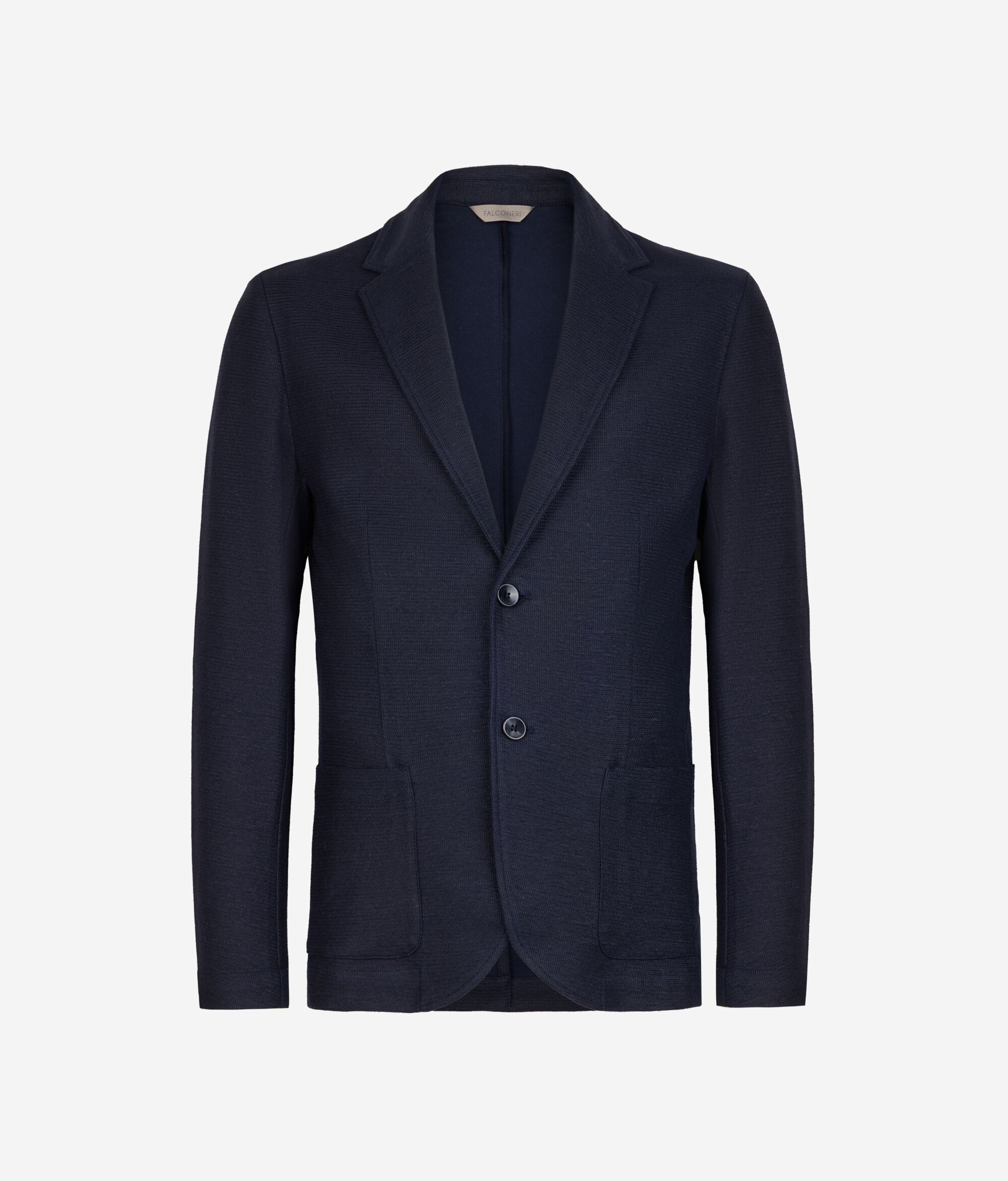 Cotton linen waffle jacket