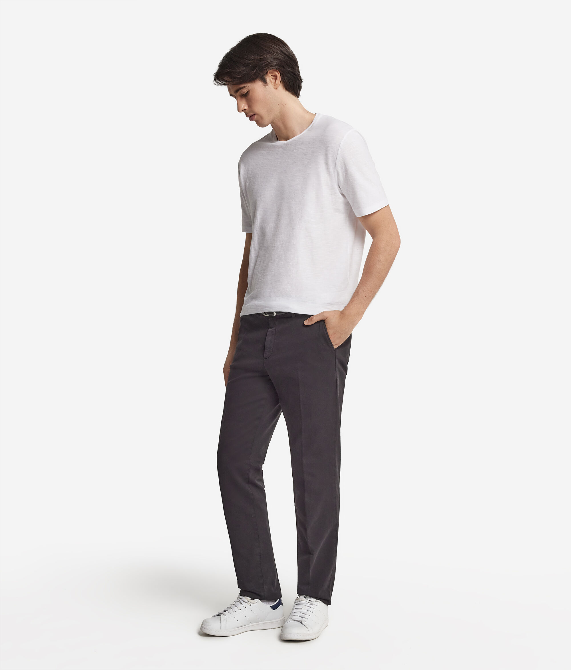 Slub Cotton T-Shirt Twist