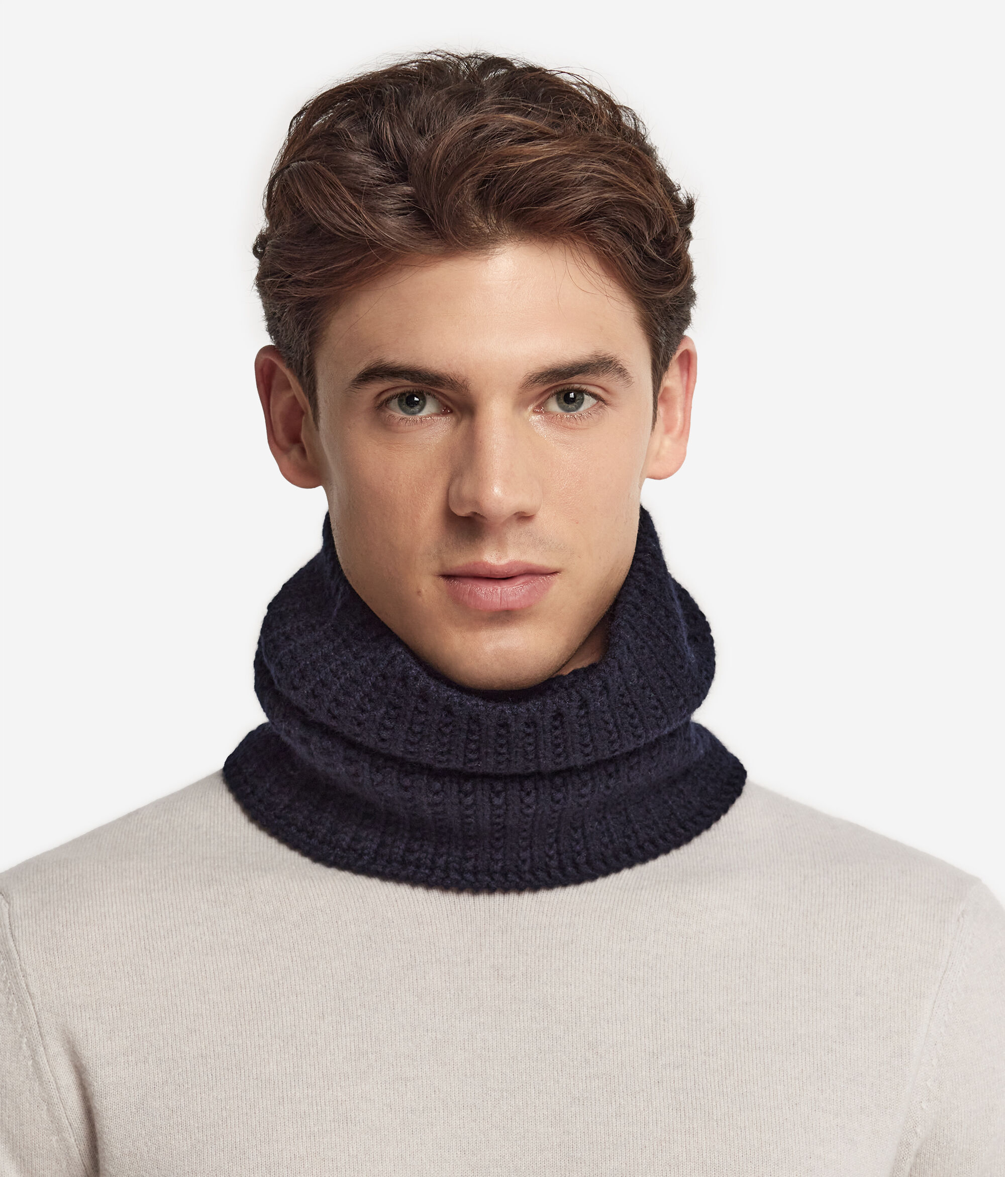 Ribbed Cashmere Snood