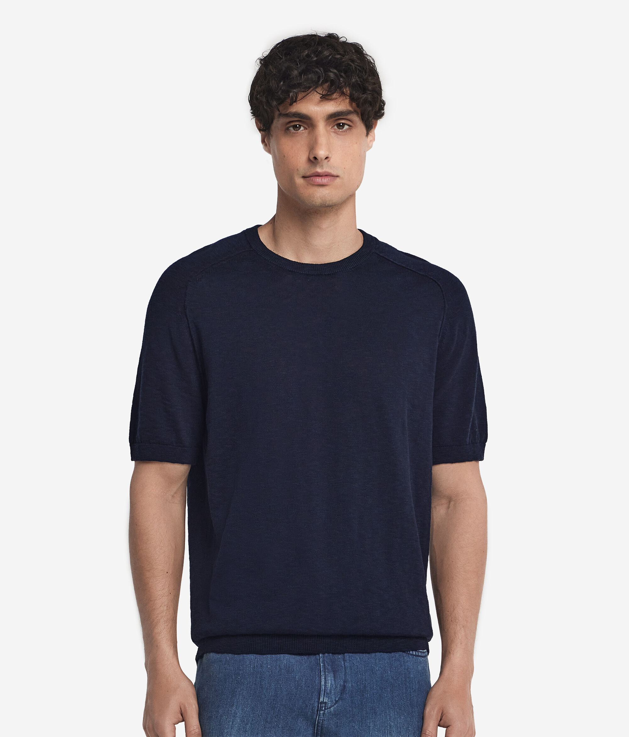 T-shirt en coton multibrin