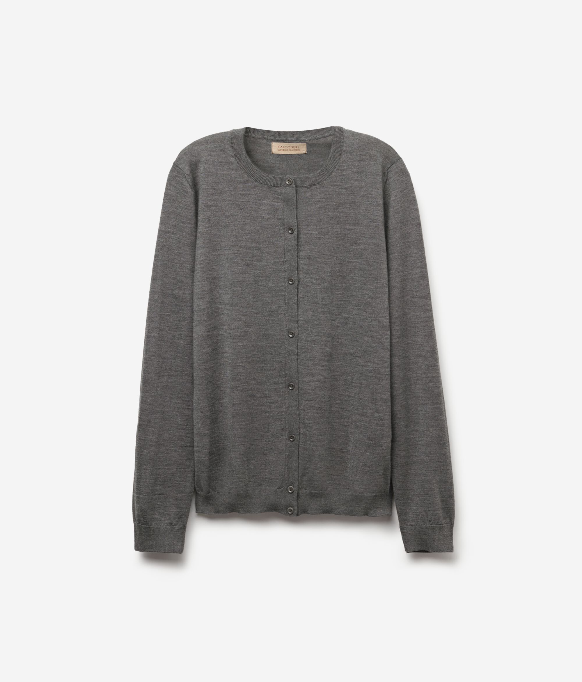 Ζακέτα με Στρογγυλή Λαιμόκοψη από Ultrafine Cashmere