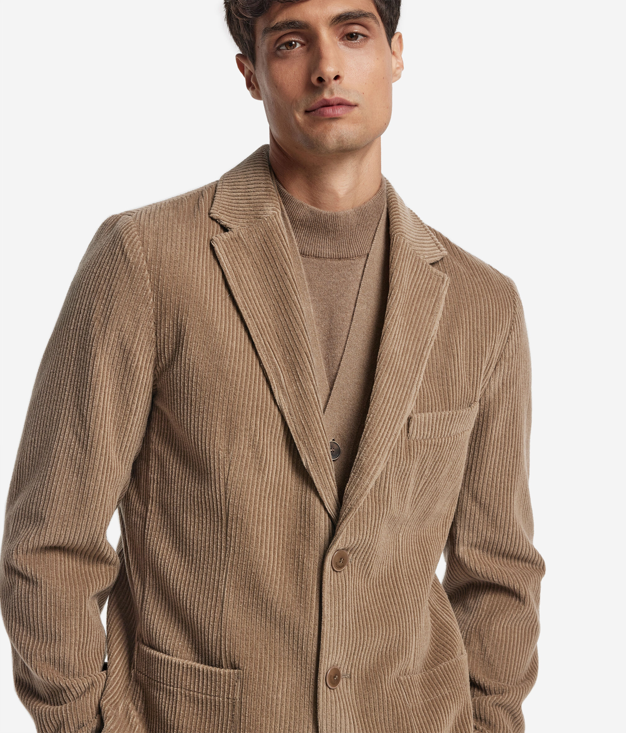 Фактурный жакет из шерсти и кашемира