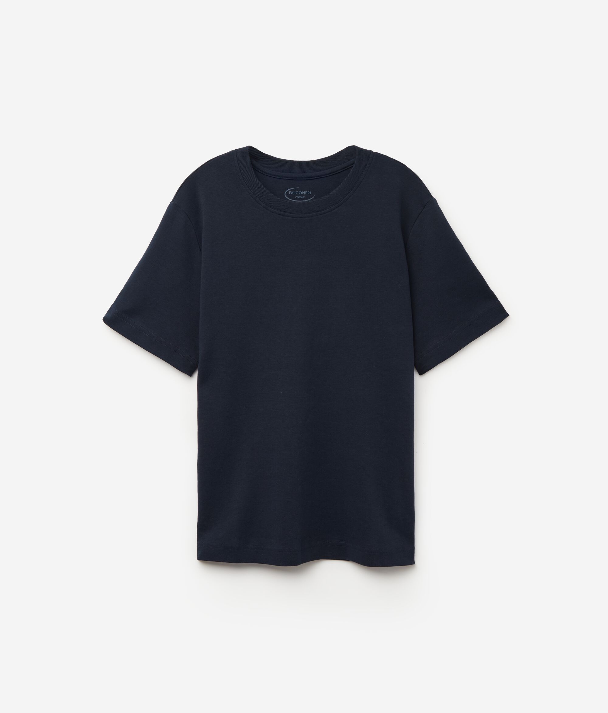 T-Shirt Girocollo in Cotone