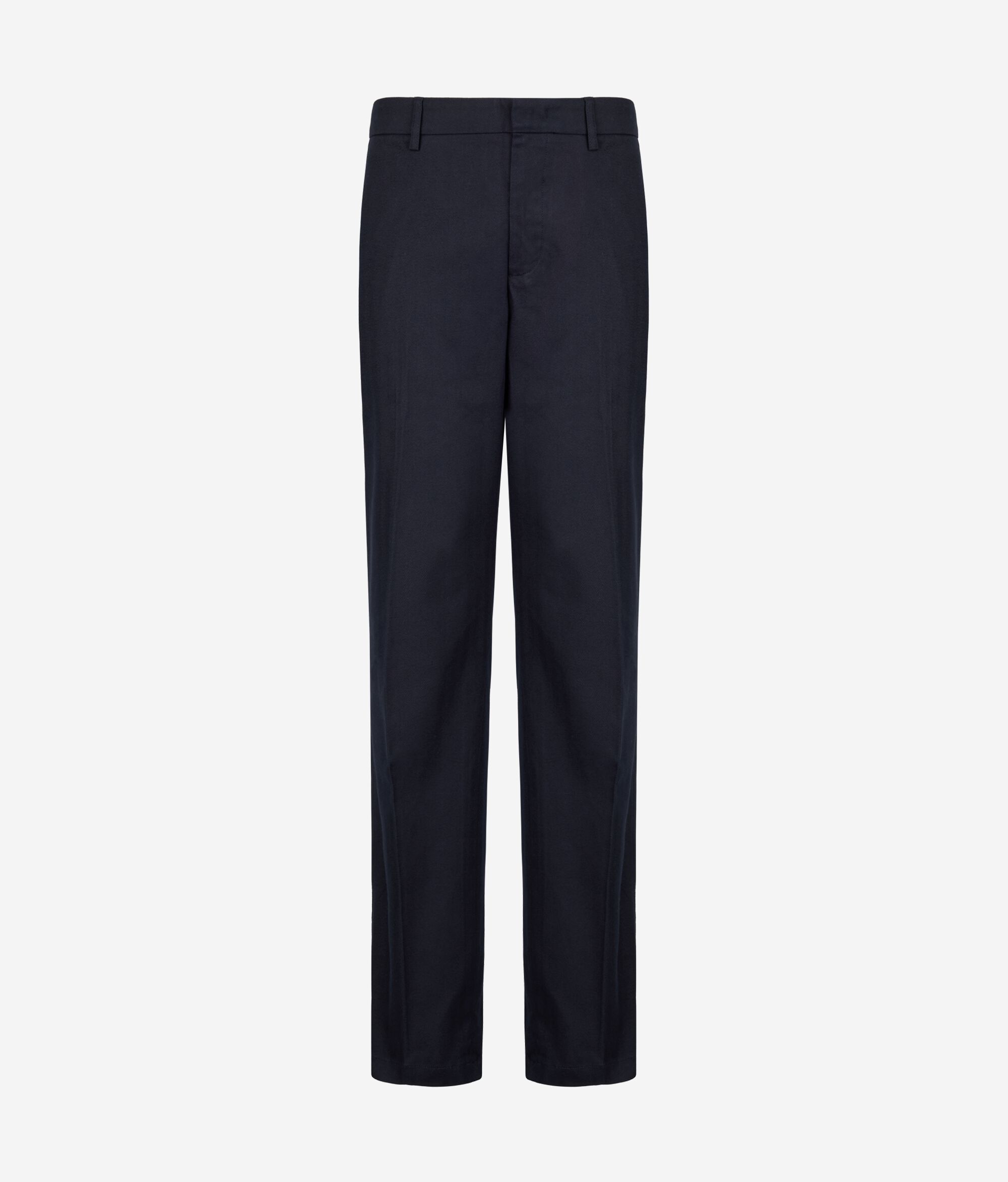 Pantaloni chino cu model în spic din bumbac și cașmir