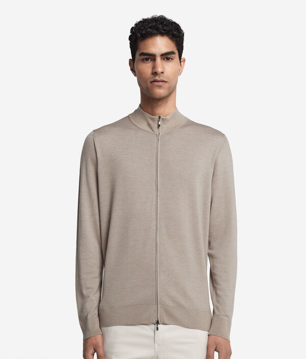 Кардиган на молнии из ультратонкого кашемира