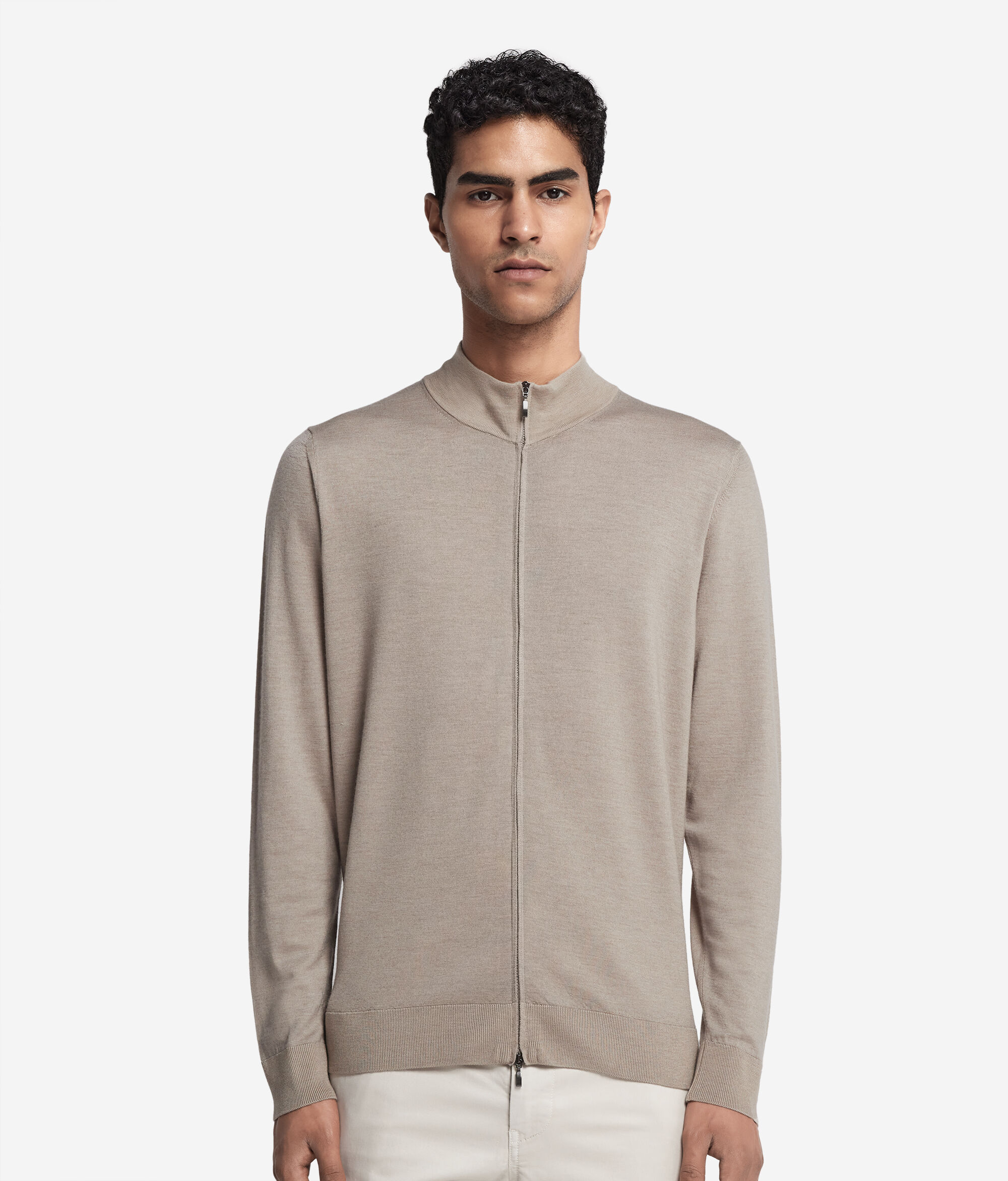Cardigan mit Reißverschluss aus Kaschmir Ultrafine