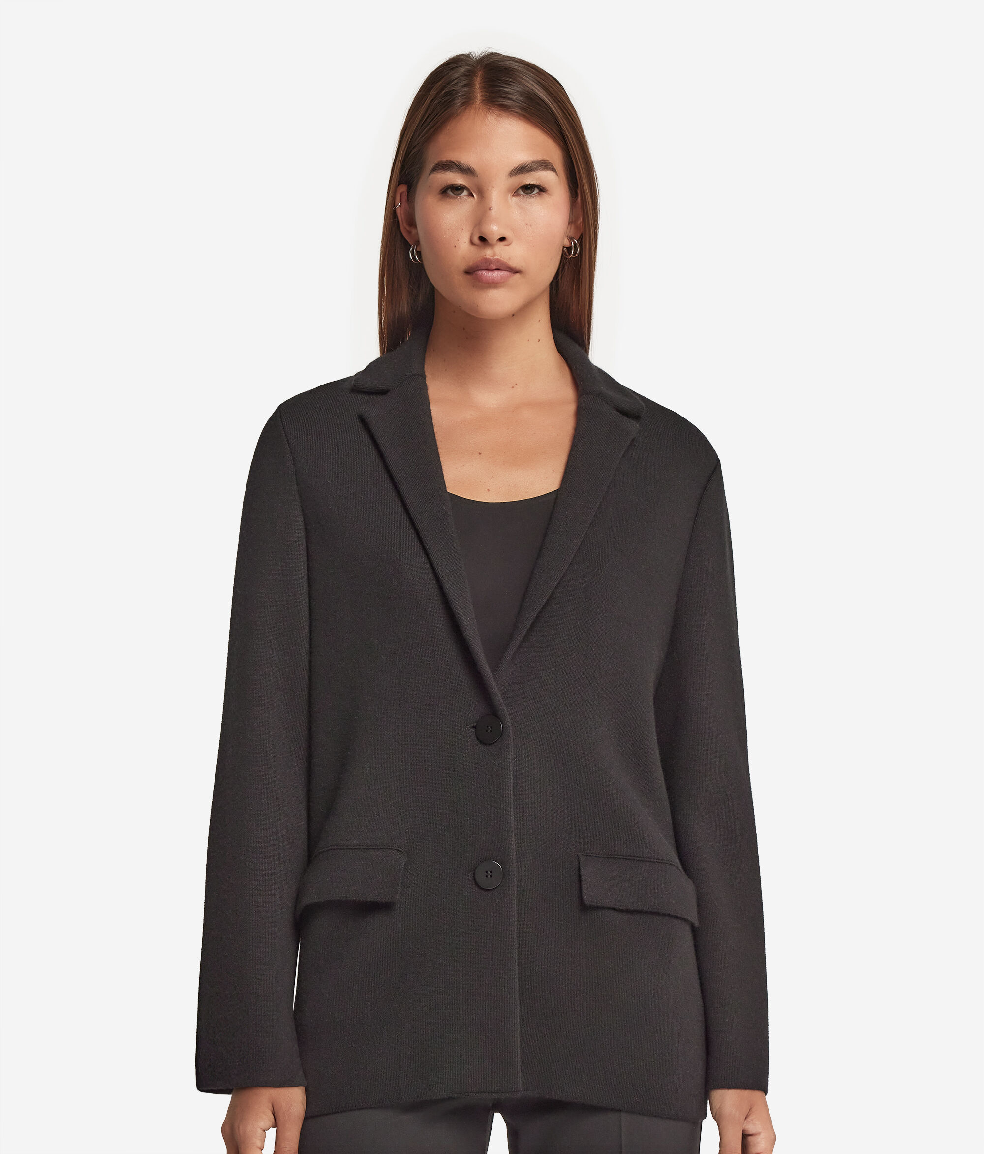 Jaqueta tweed de Cashmere Ultrasoft
