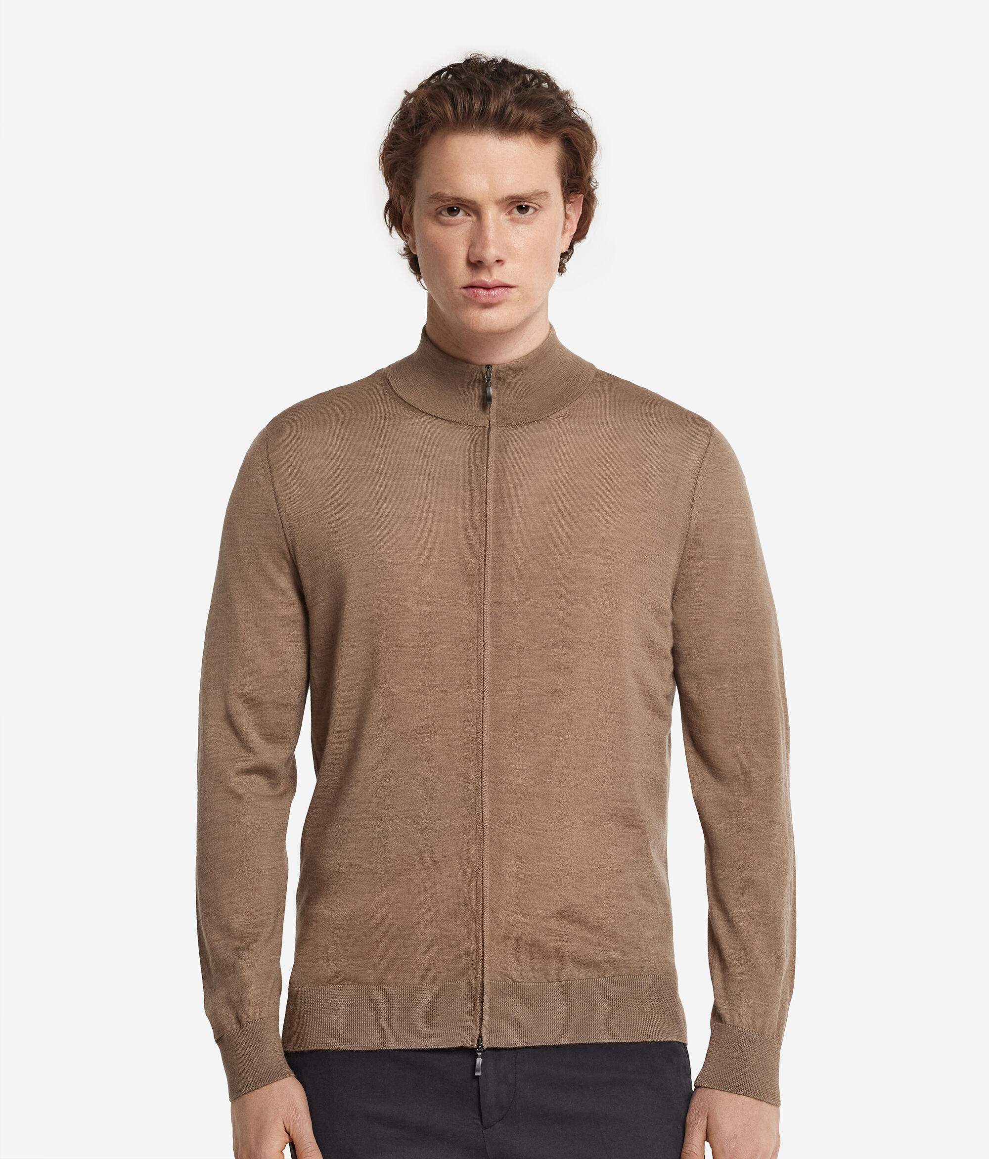 Кардиган на молнии из ультратонкого кашемира
