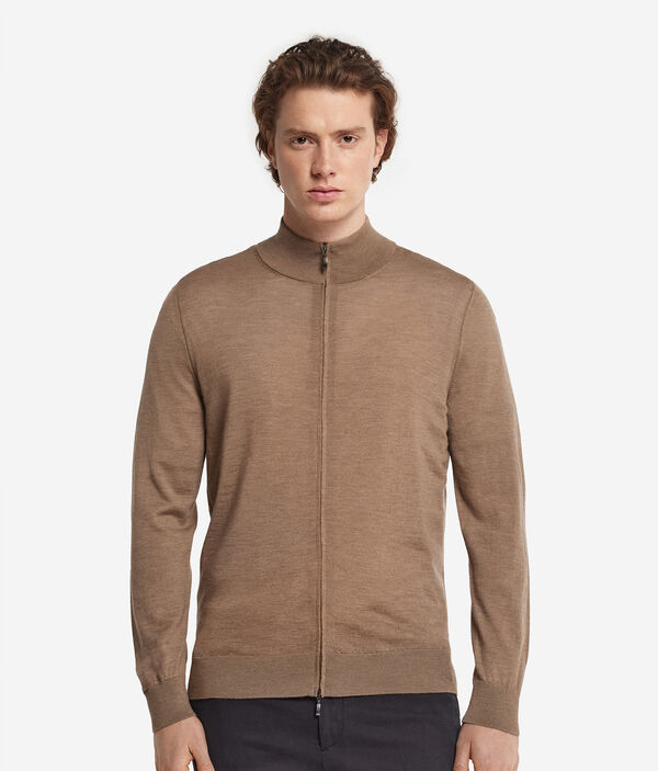 Кардиган на молнии из ультратонкого кашемира