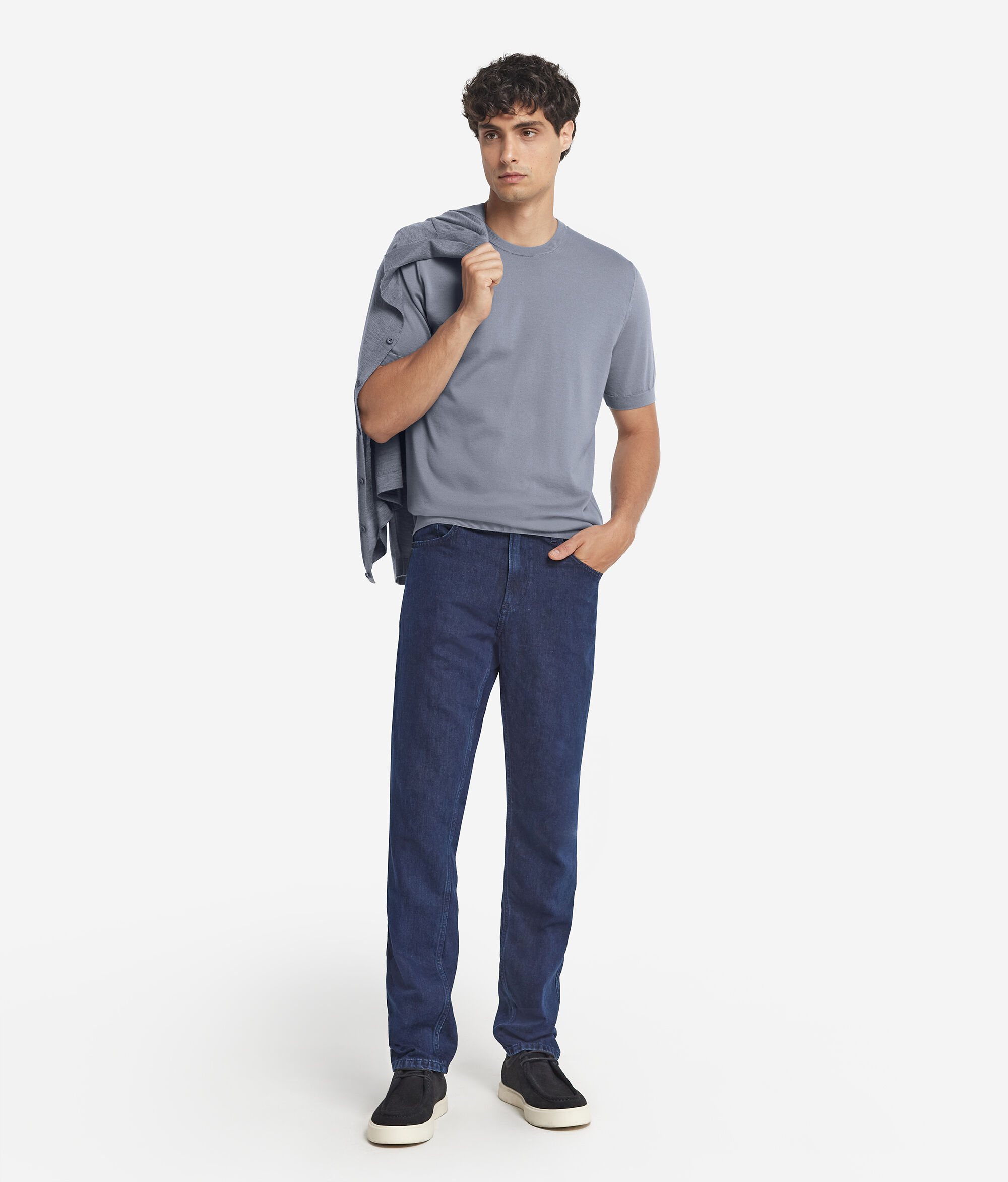 Fresh Cotton Short-Sleeved Round-Neck T-Shirt