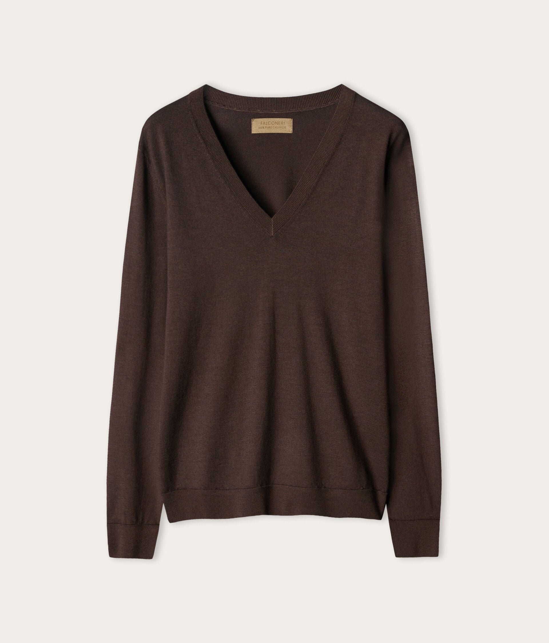 Pullover mit V-Ausschnitt aus Kaschmir Ultrafine