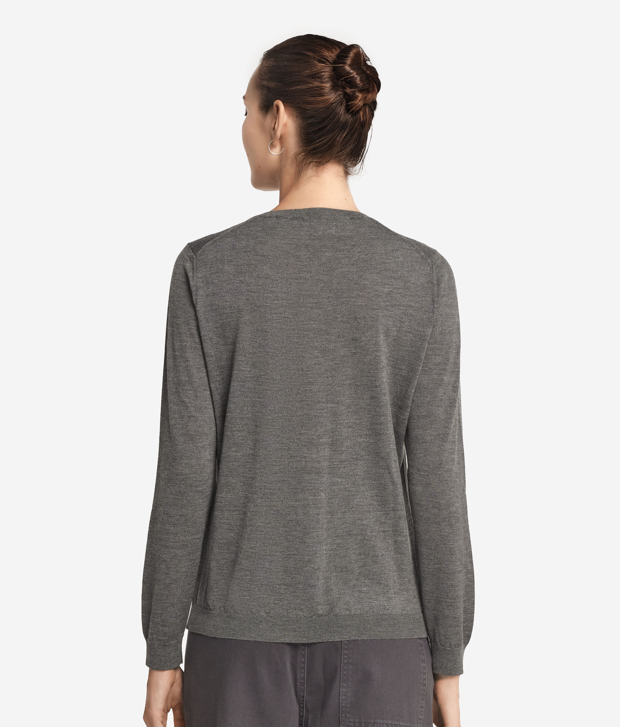Ζακέτα με Στρογγυλή Λαιμόκοψη από Ultrafine Cashmere