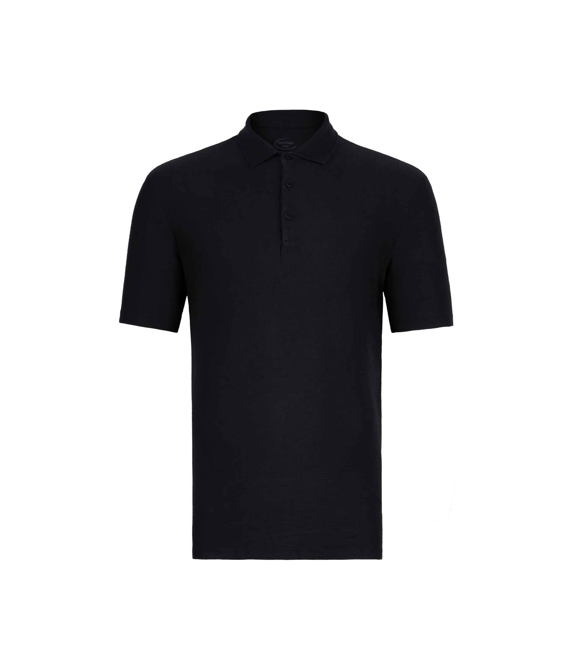 Twist Cotton Polo Shirt Colore Black