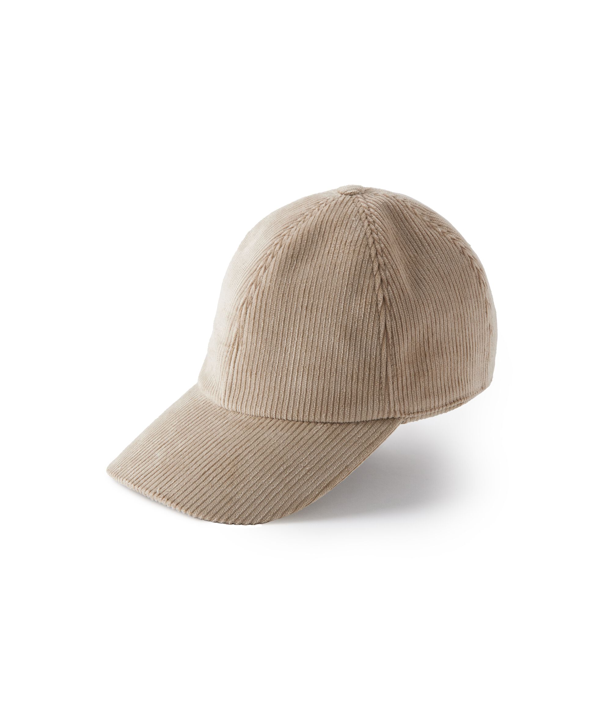 Baseball-Cap aus Baumwollsamt mit Innenfutter aus Kaschmir