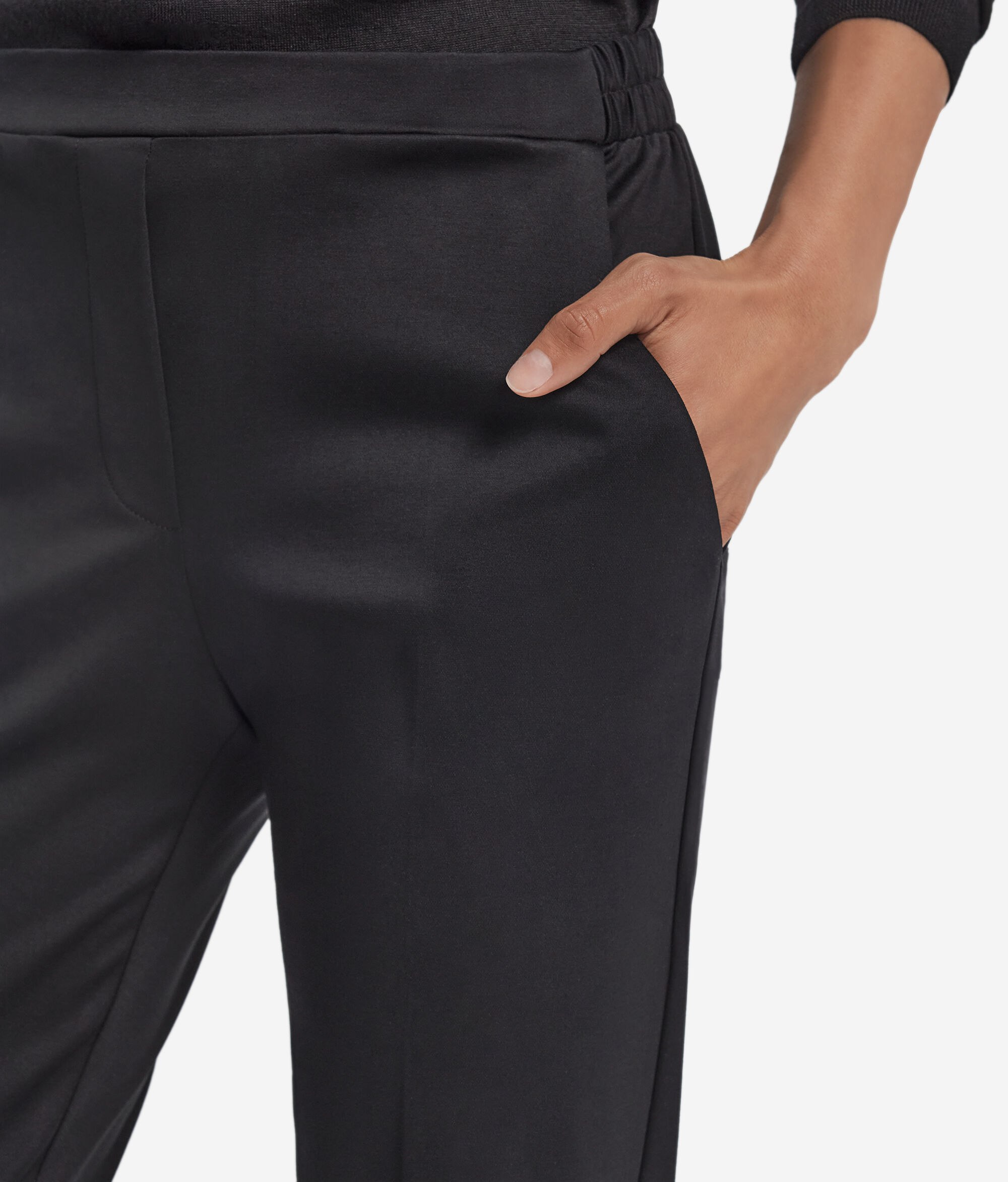 Pantalón pitillo de algodón