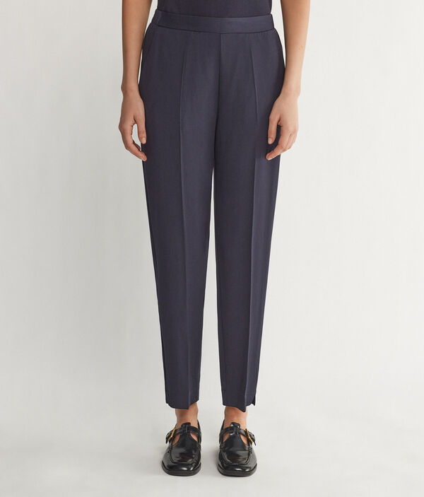 Брюки из вискозы и шерсти