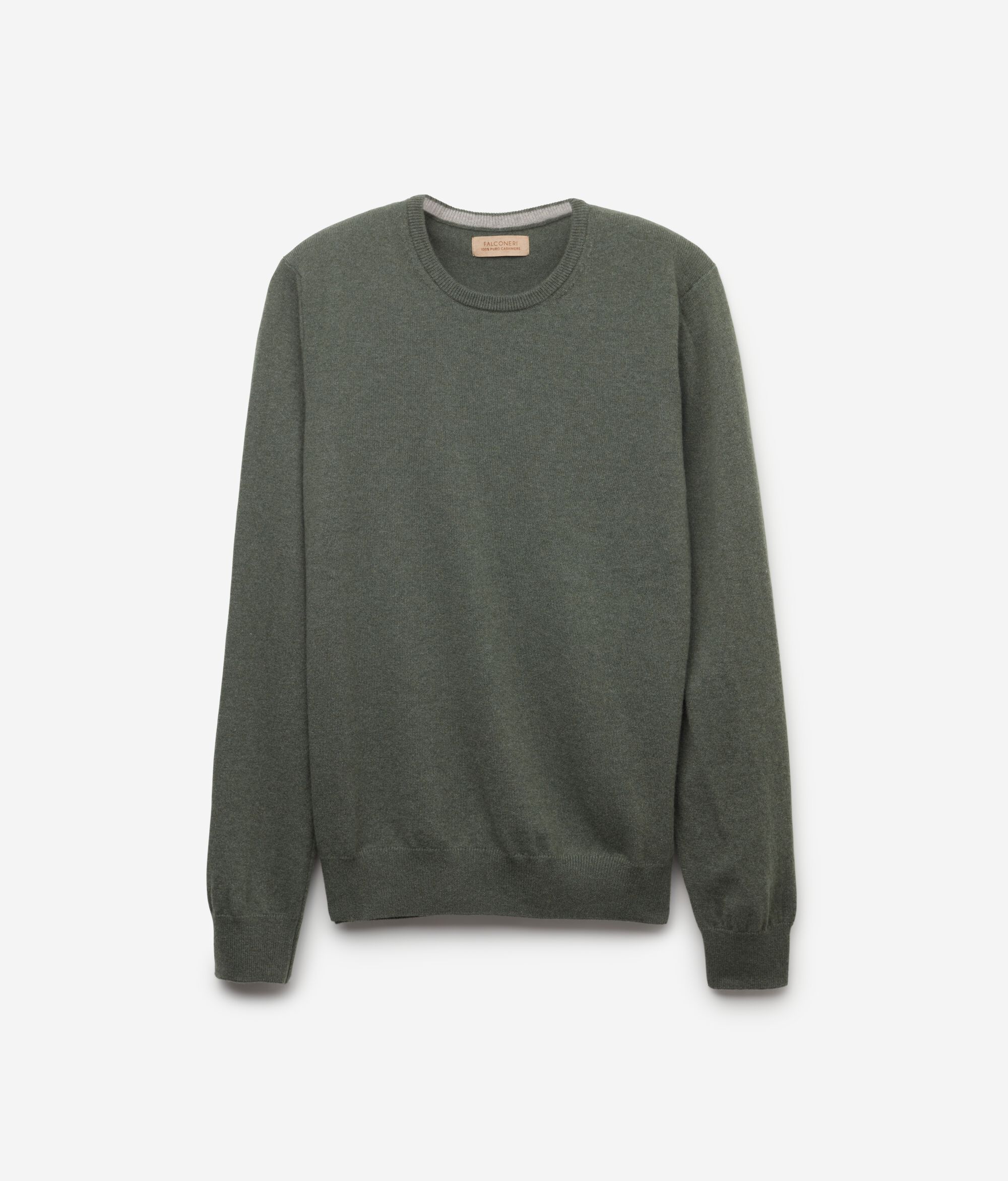 Sweter z Okrągłym Dekoltem z Kaszmiru Ultrasoft