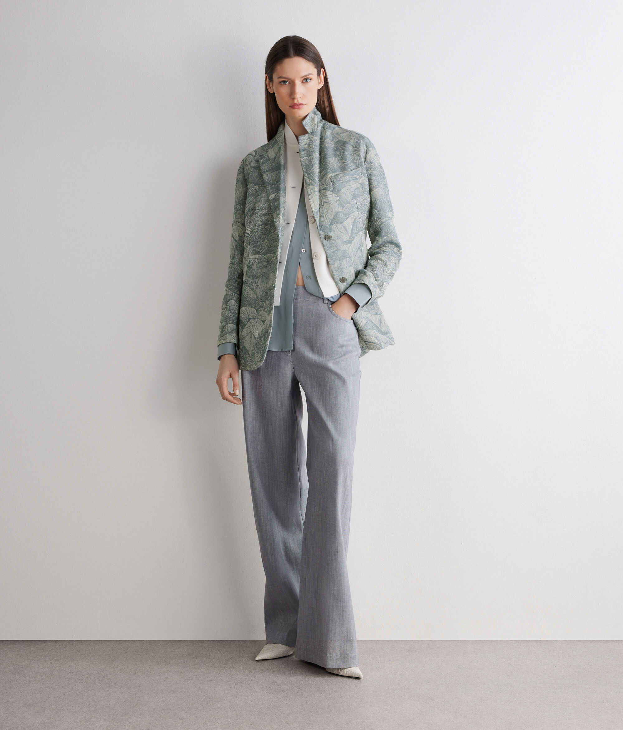 Jakarlı Oversize Ceket