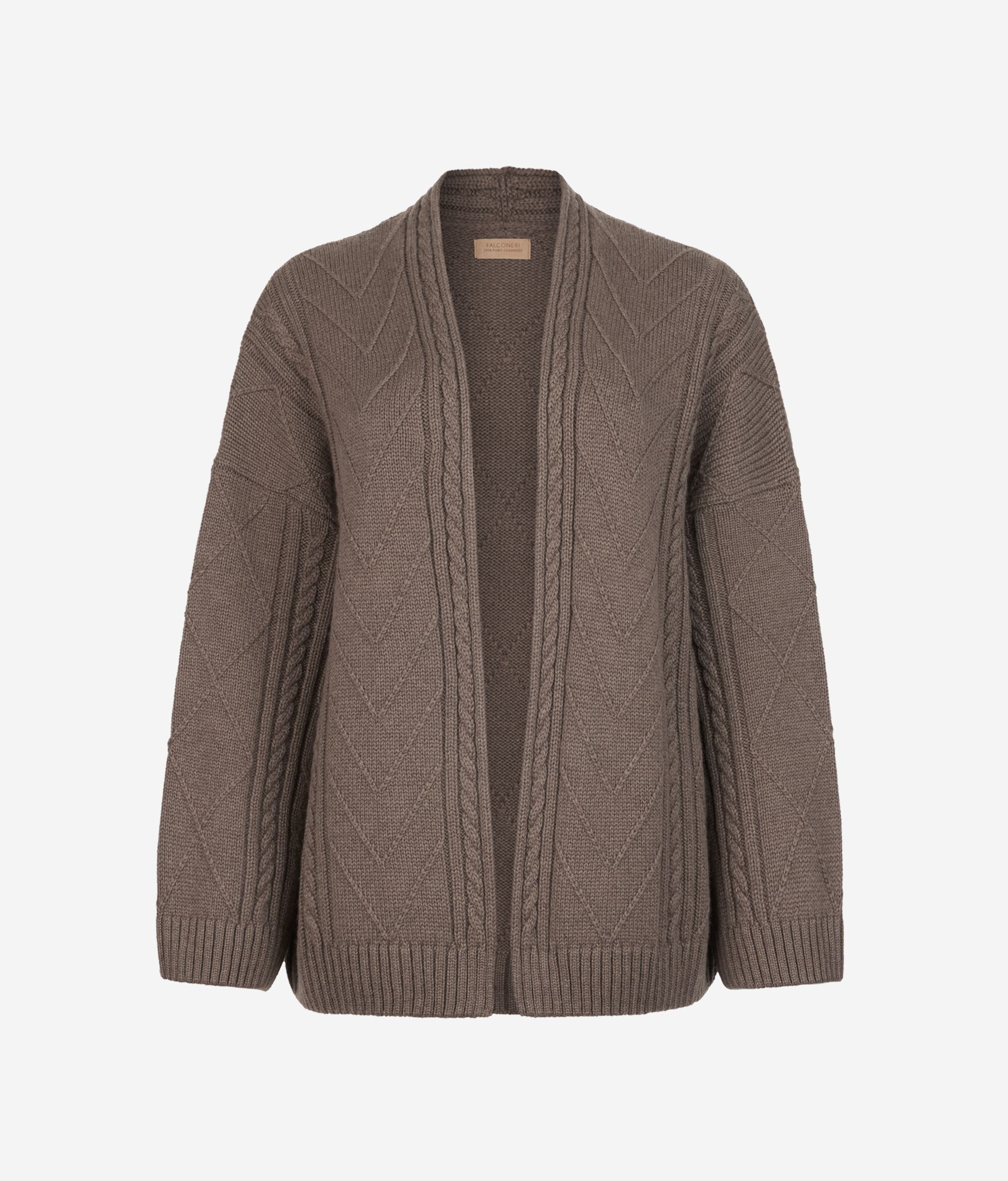 Накидка из ультрамягкого кашемира с косами