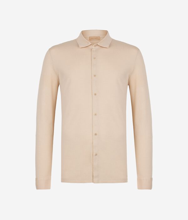 Рубашка из шелка и хлопка