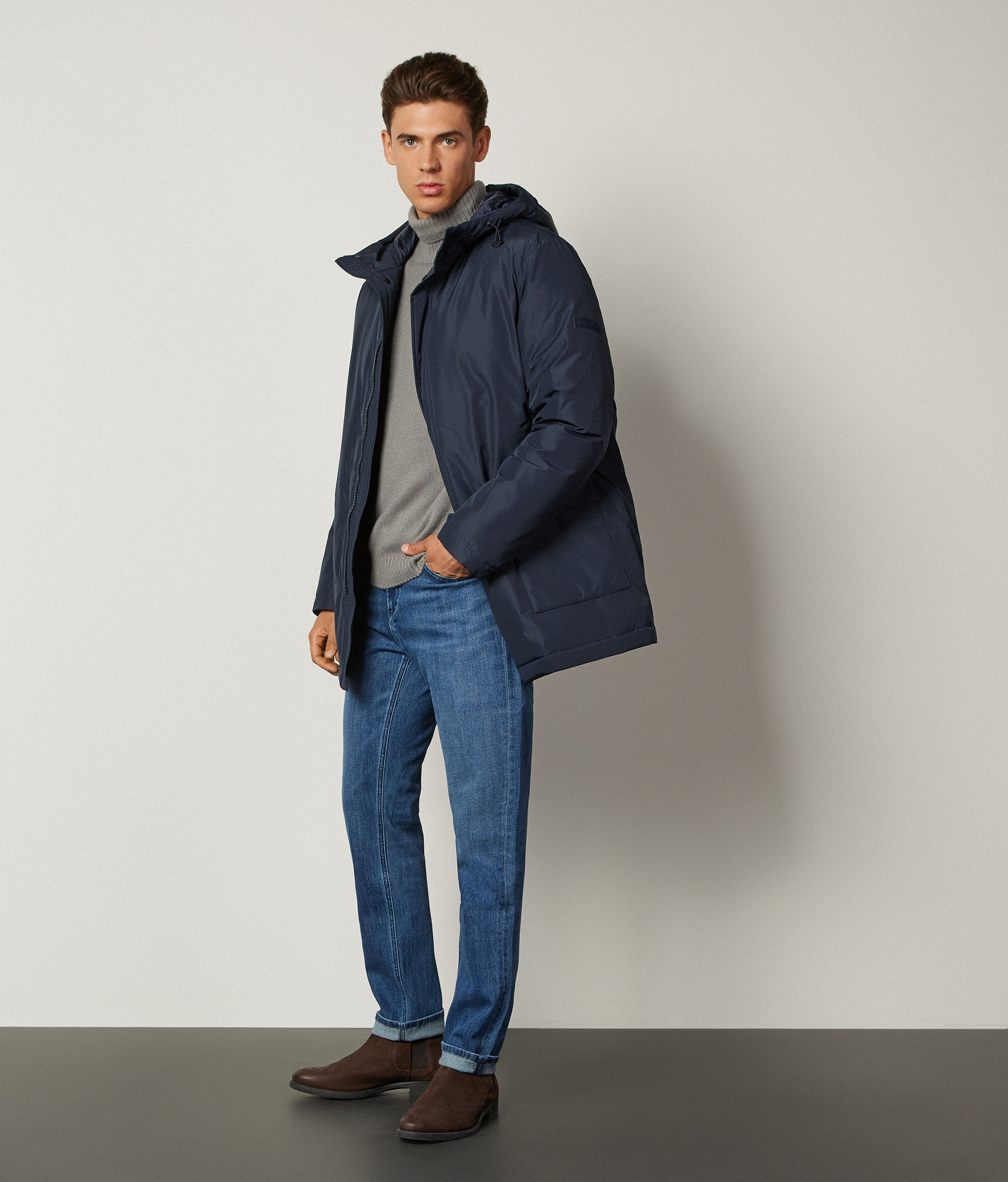 Ultrafine Cashmere Padded Parka