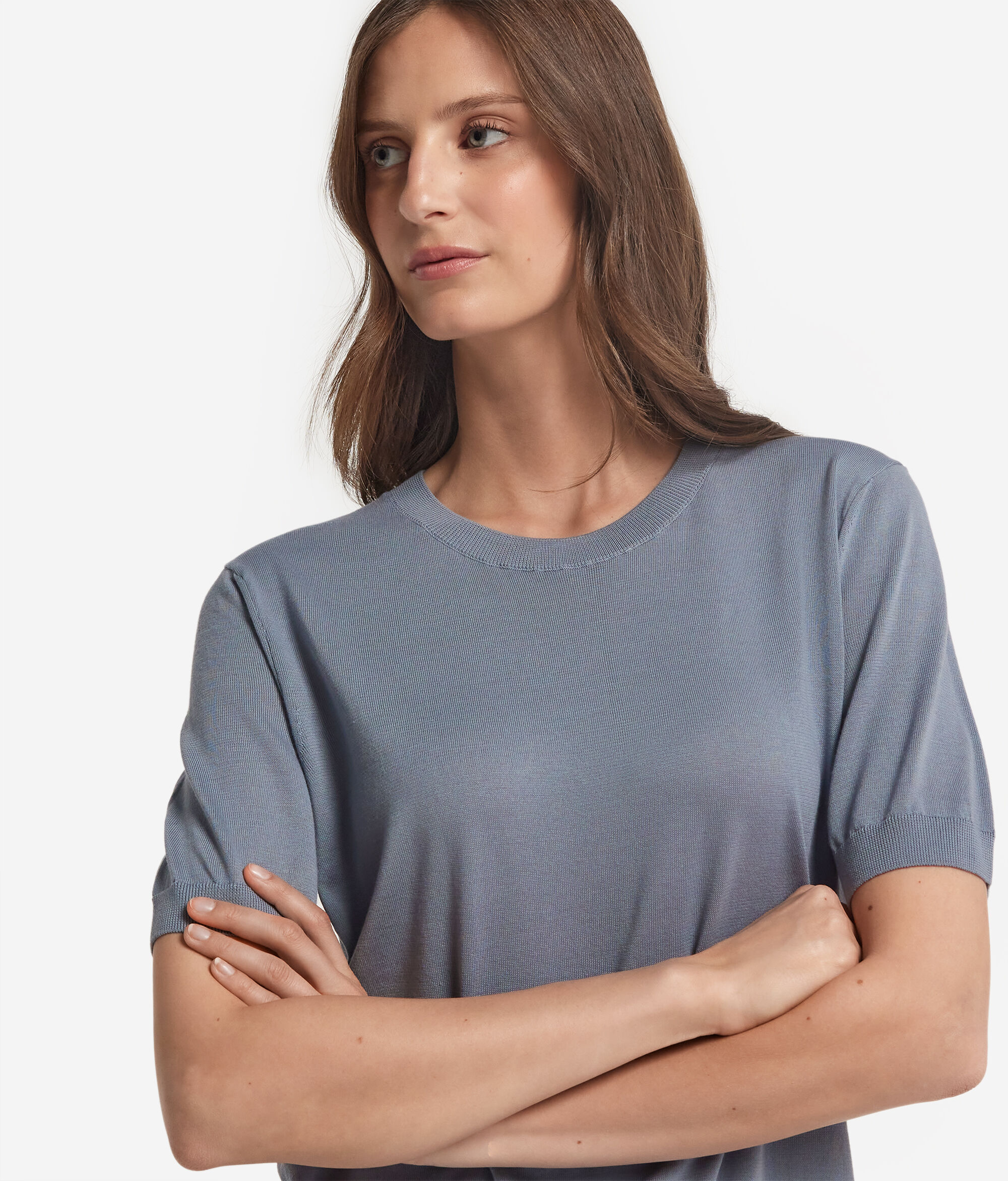 フレッシュコットン クルーネック Tシャツ