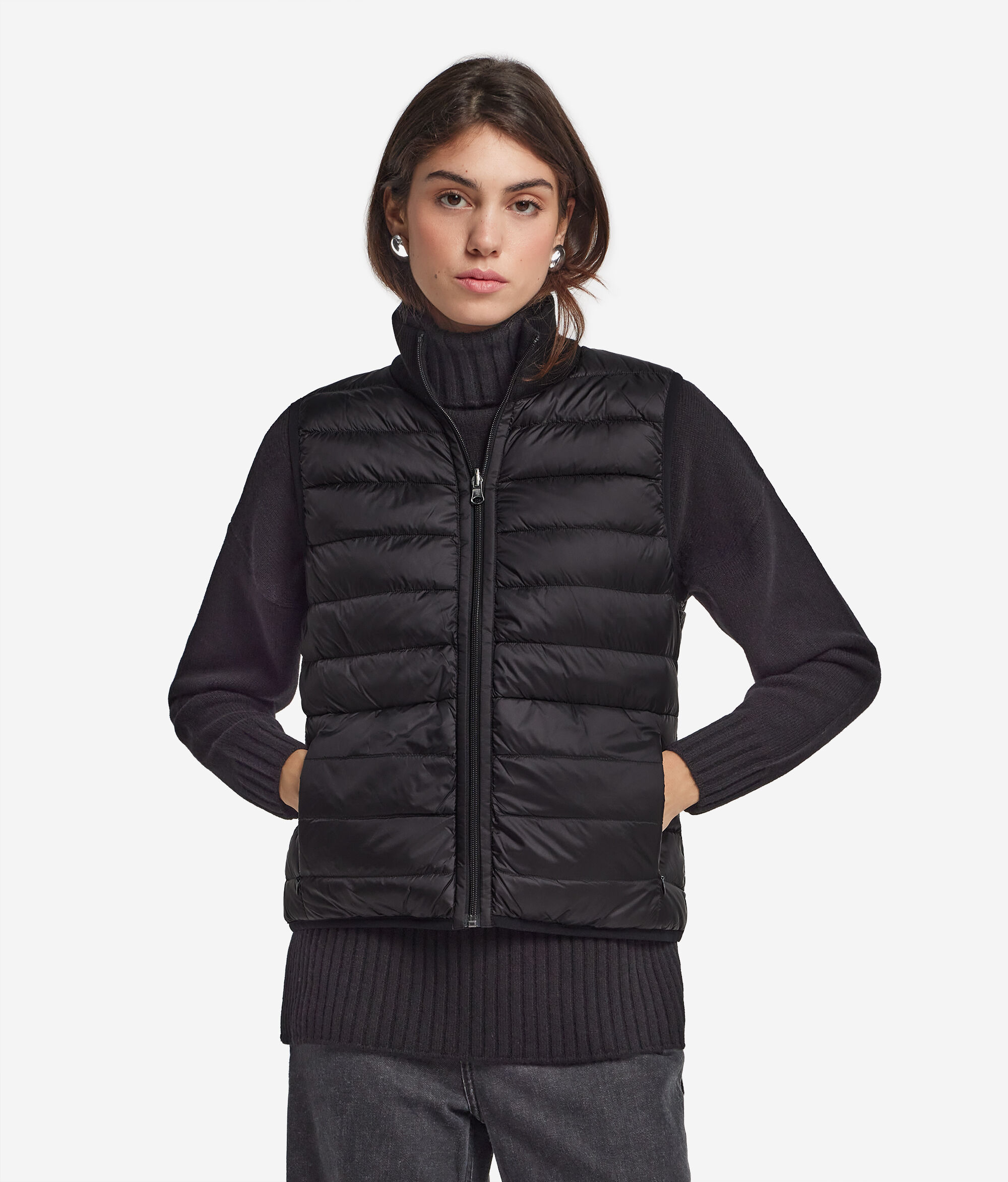 Daunenjacke zum Wenden aus Kaschmir