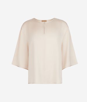 Matte satin blouse