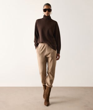 Dolcevita con spacchi in Cashmere Ultrasoft