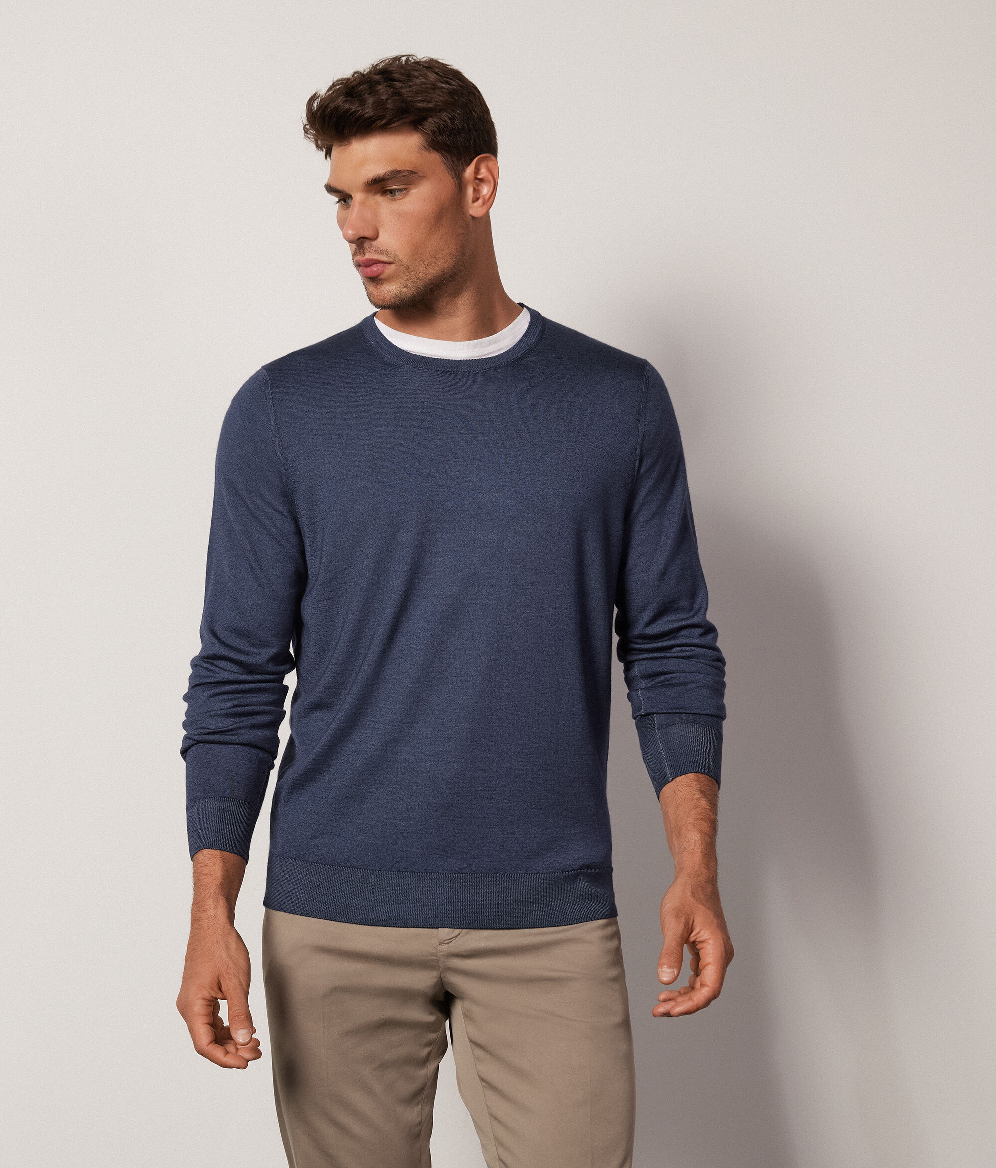 Maglia Girocollo in Cashmere Ultrafine