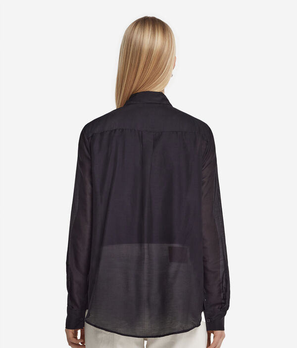 Блуза из шелка и хлопка