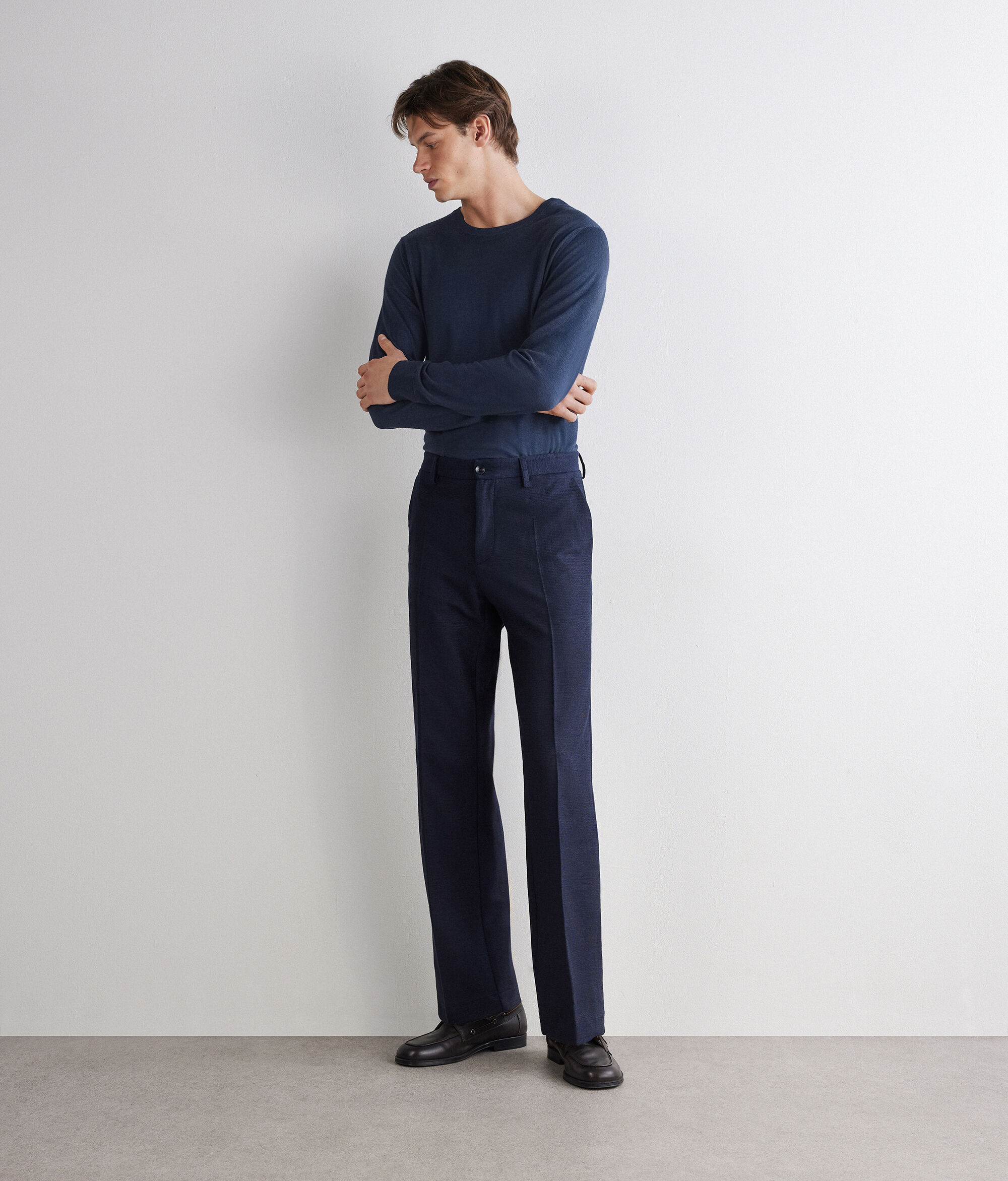 Round-Neck Ultrafine Cashmere Jumper