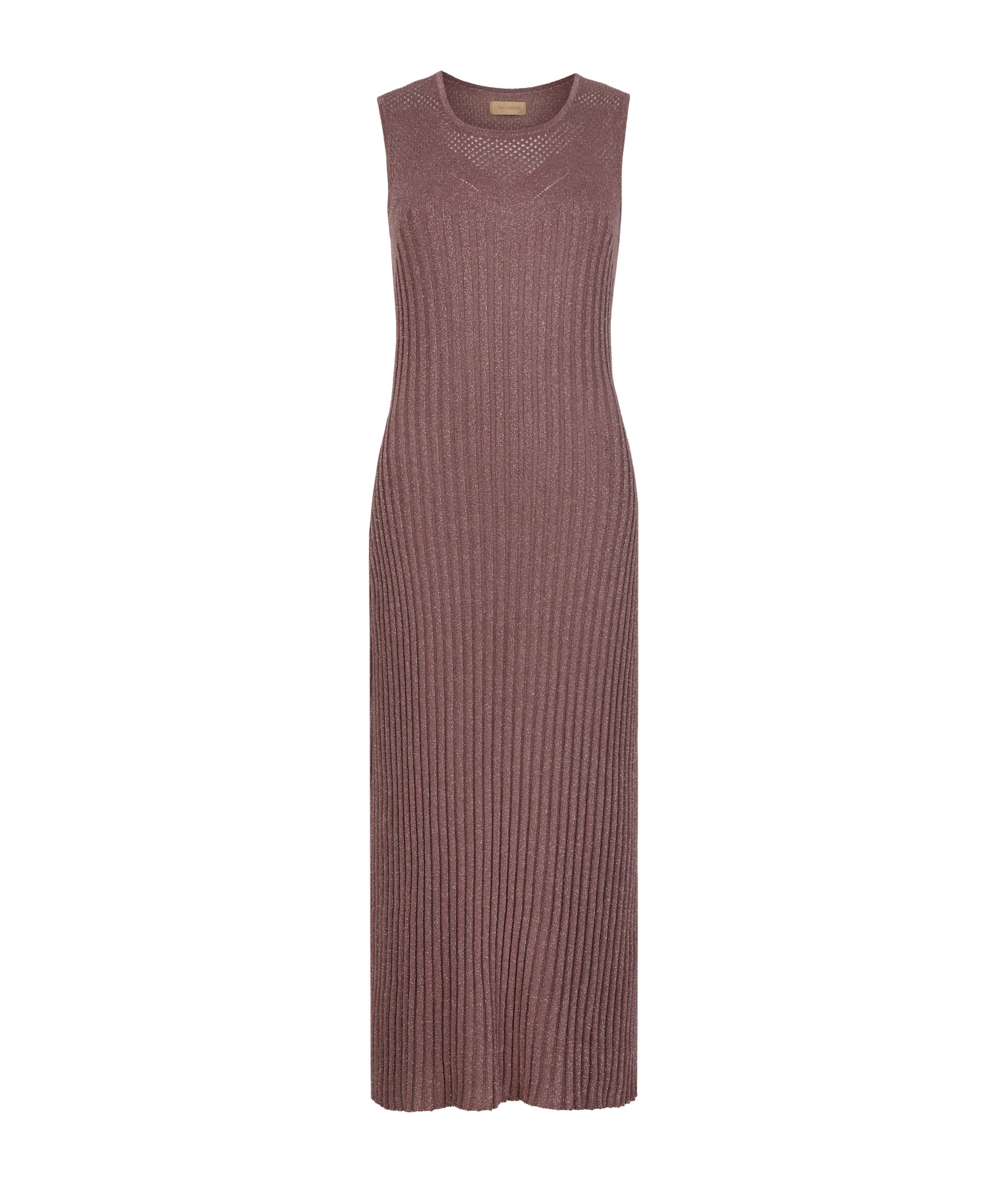 Vestit amb cos calat de lamé
