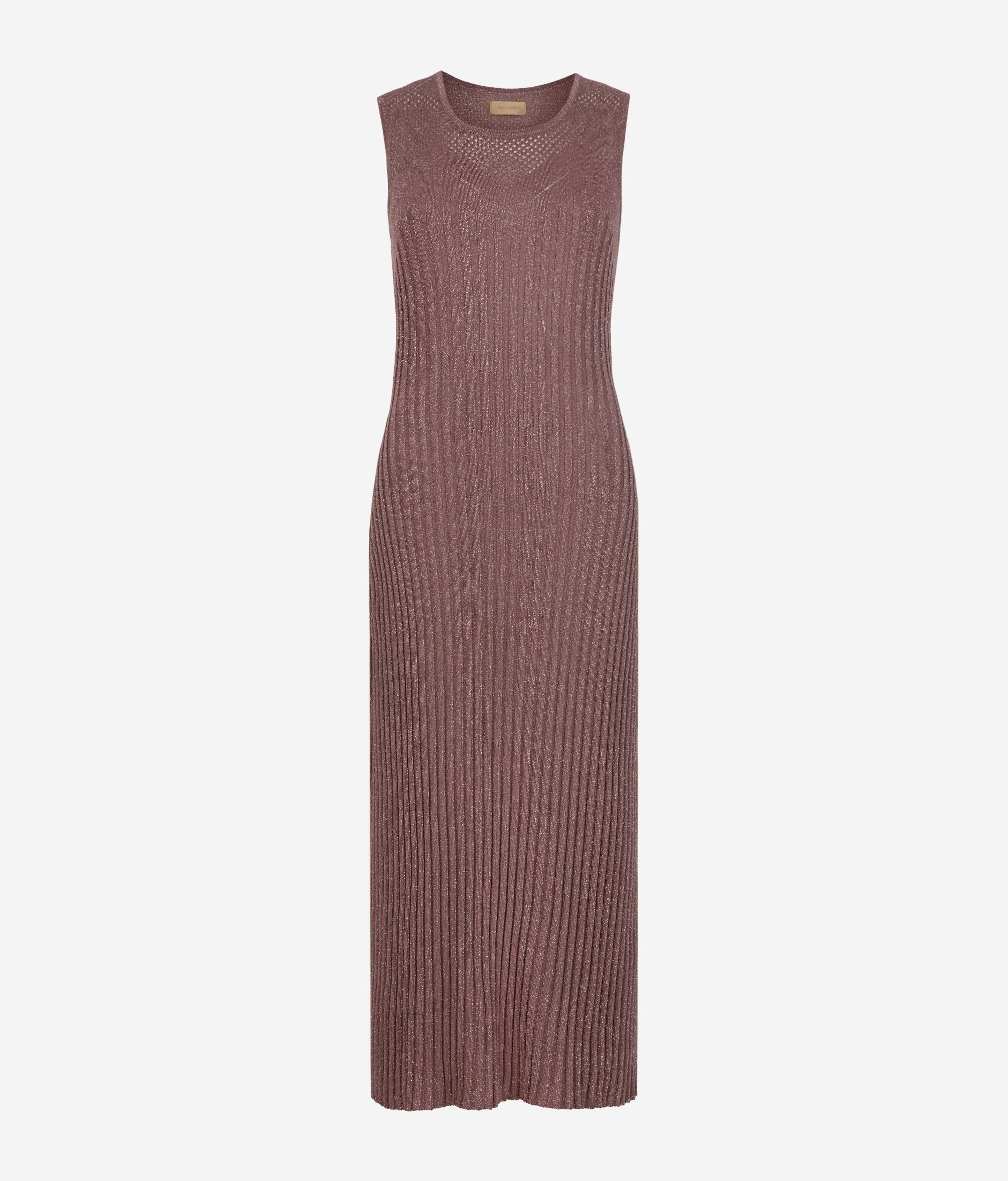 Vestit amb cos calat de lamé