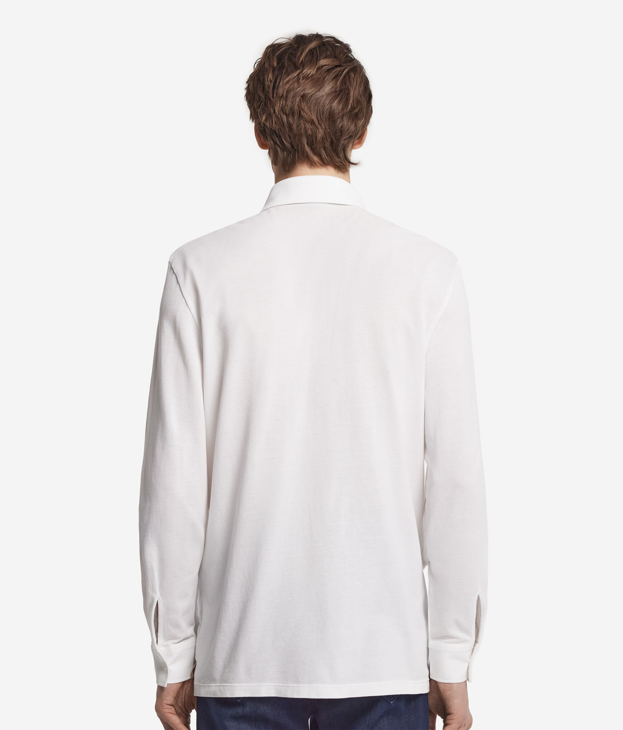 Рубашка из шелка и хлопка