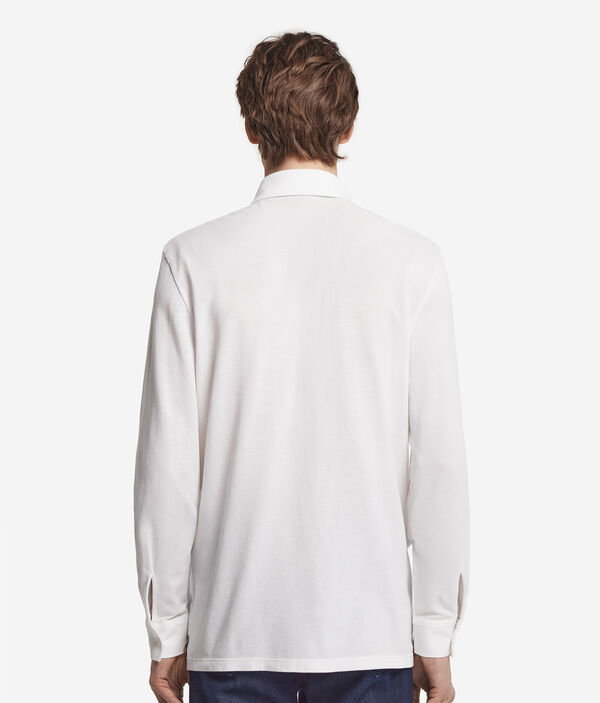 Рубашка из шелка и хлопка