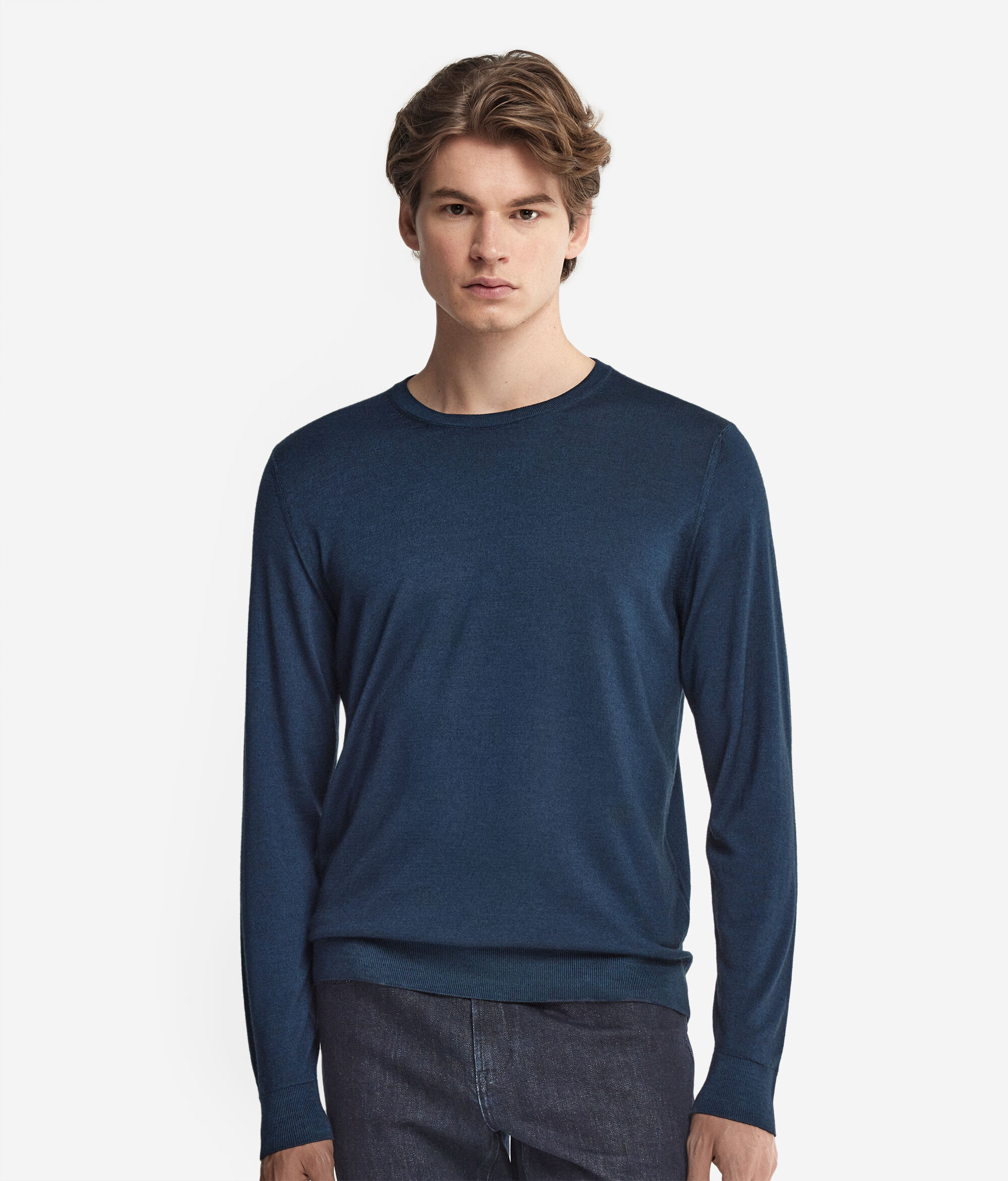 Maglia girocollo in Cashmere Ultrafine