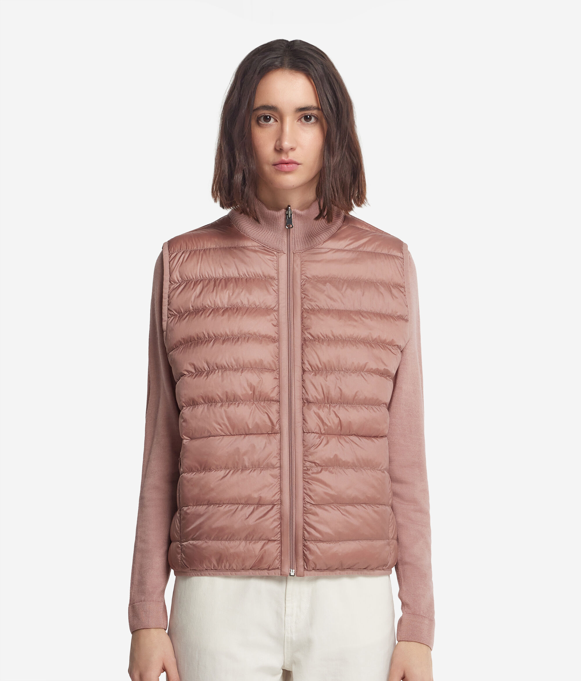 Daunenjacke zum Wenden aus Kaschmir