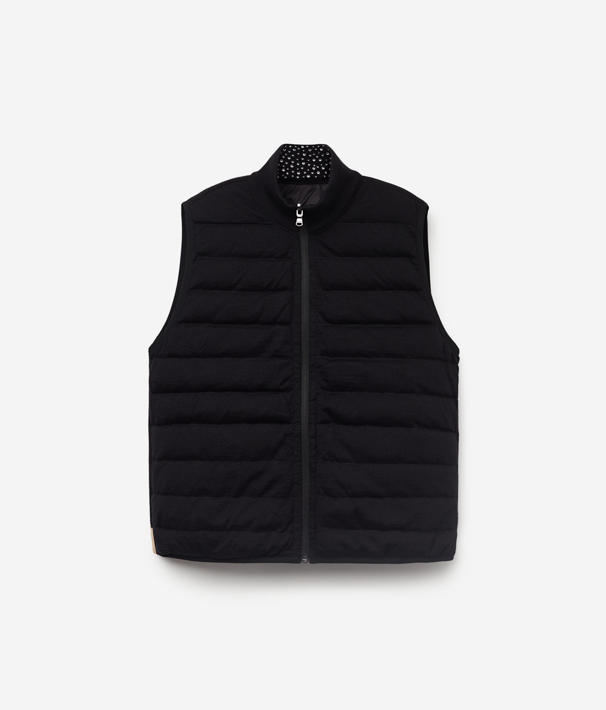 Αμάνικο Μπουφάν Διπλής Όψης με Στρας από Ultrafine Cashmere