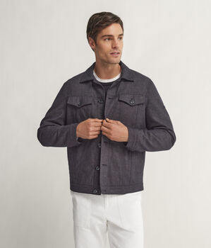 Giubbino Denim in Cashmere