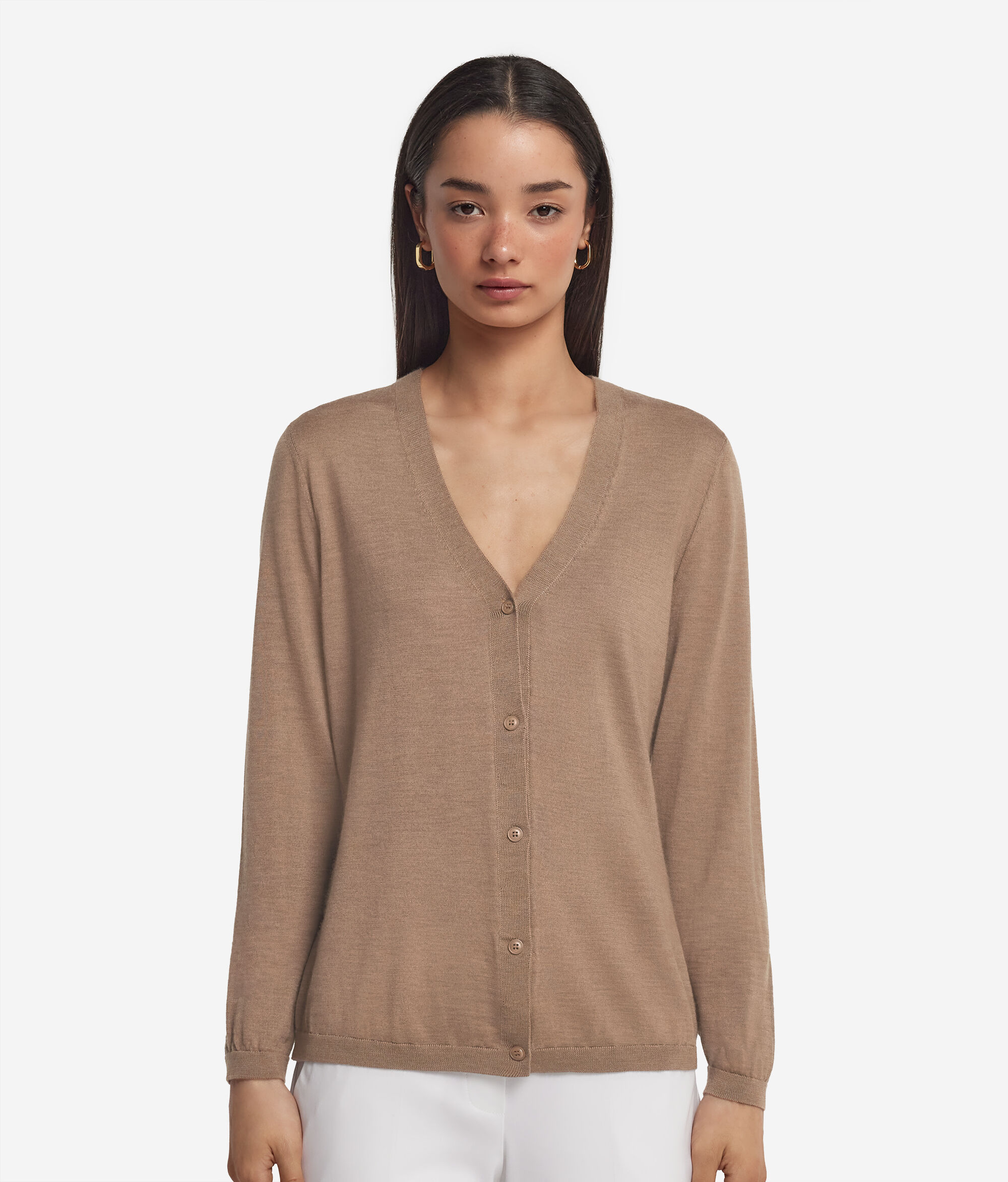 Ζακέτα με Λαιμόκοψη V από Ultrafine Cashmere