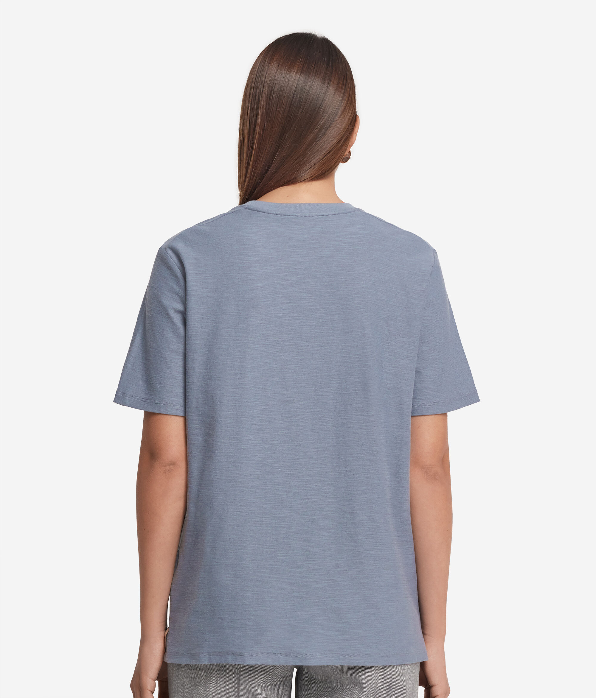 Short-Sleeved Round-Neck Cotton T-Shirt