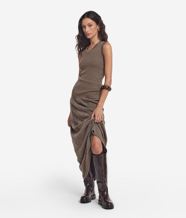 Юбка из ультрамягкого кашемира