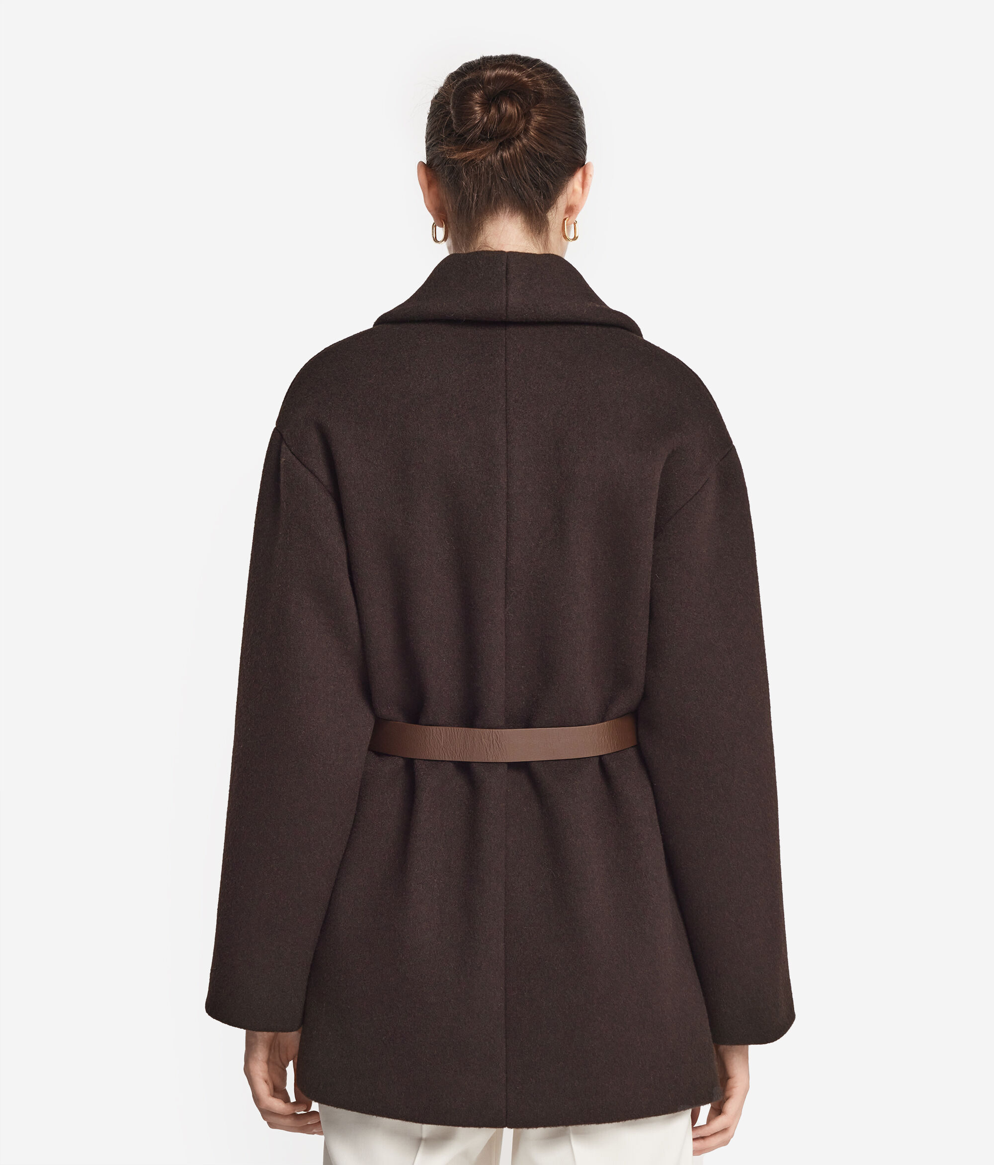Cashmere Shawl-Collar Coat