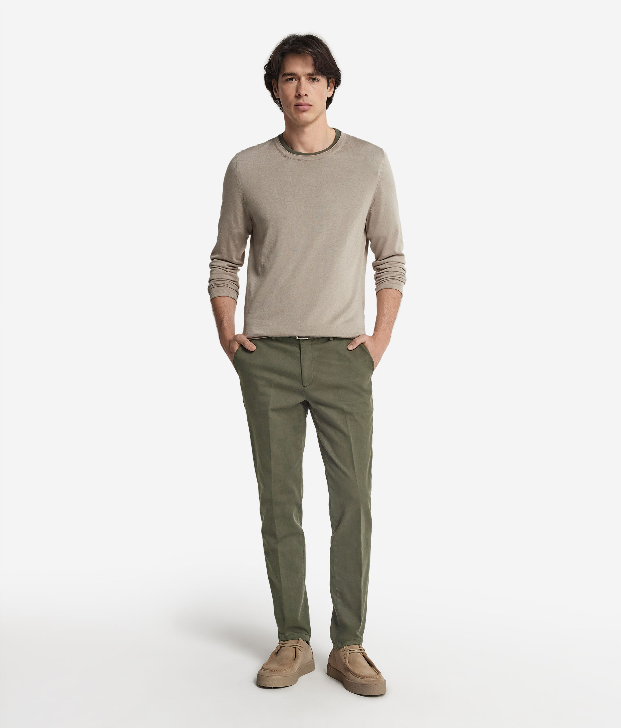 Брюки-чинос из хлопка