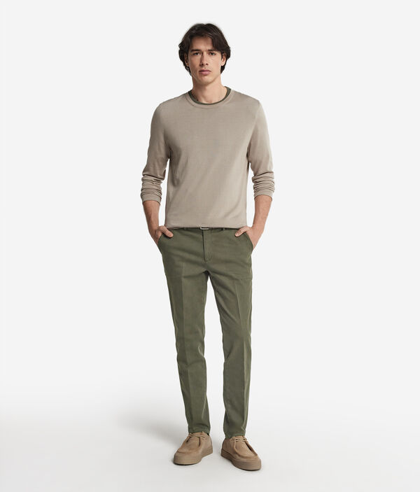 Брюки-чинос из хлопка