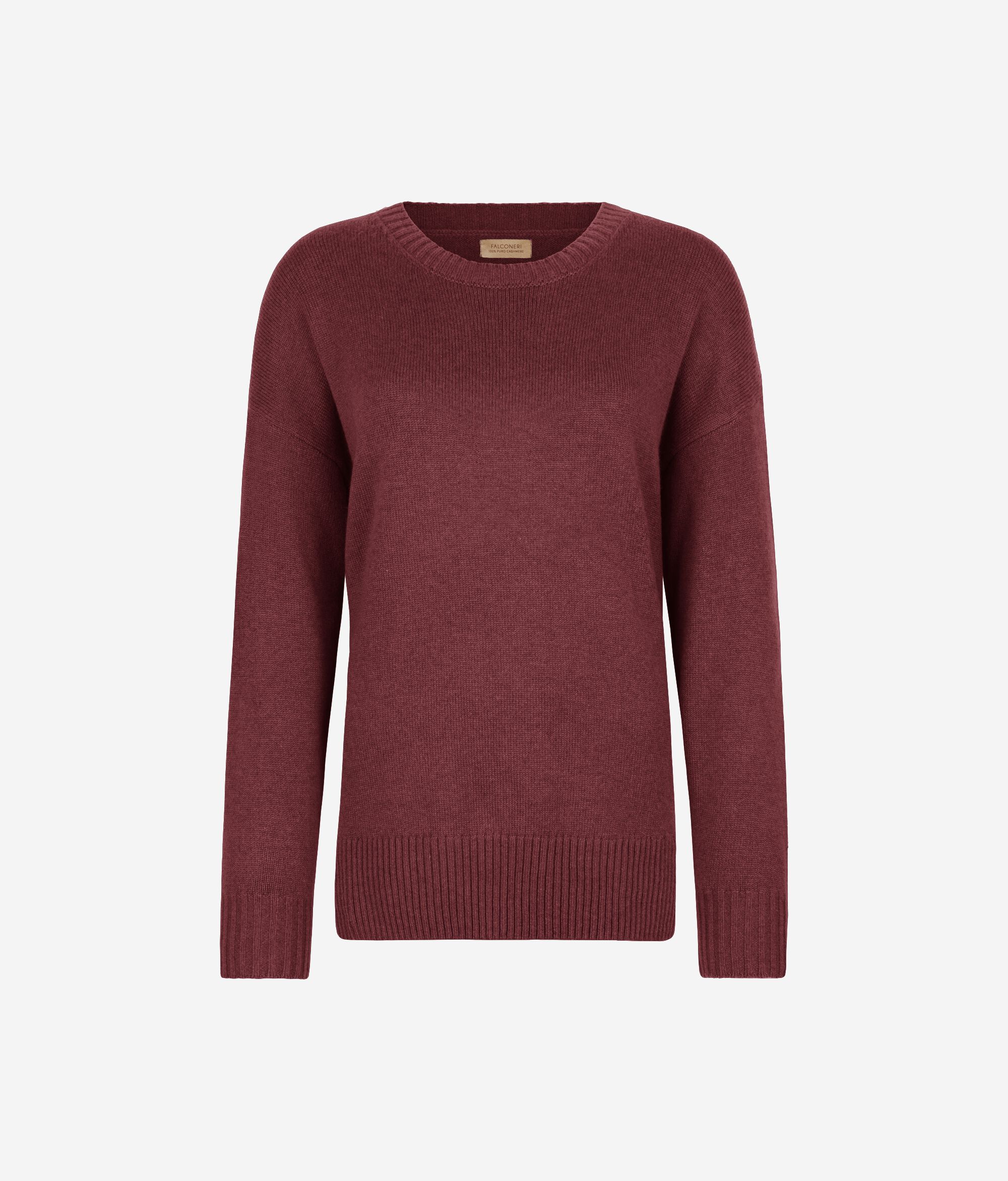 Ultrasoft Cashmere crew-neck jumper with slits