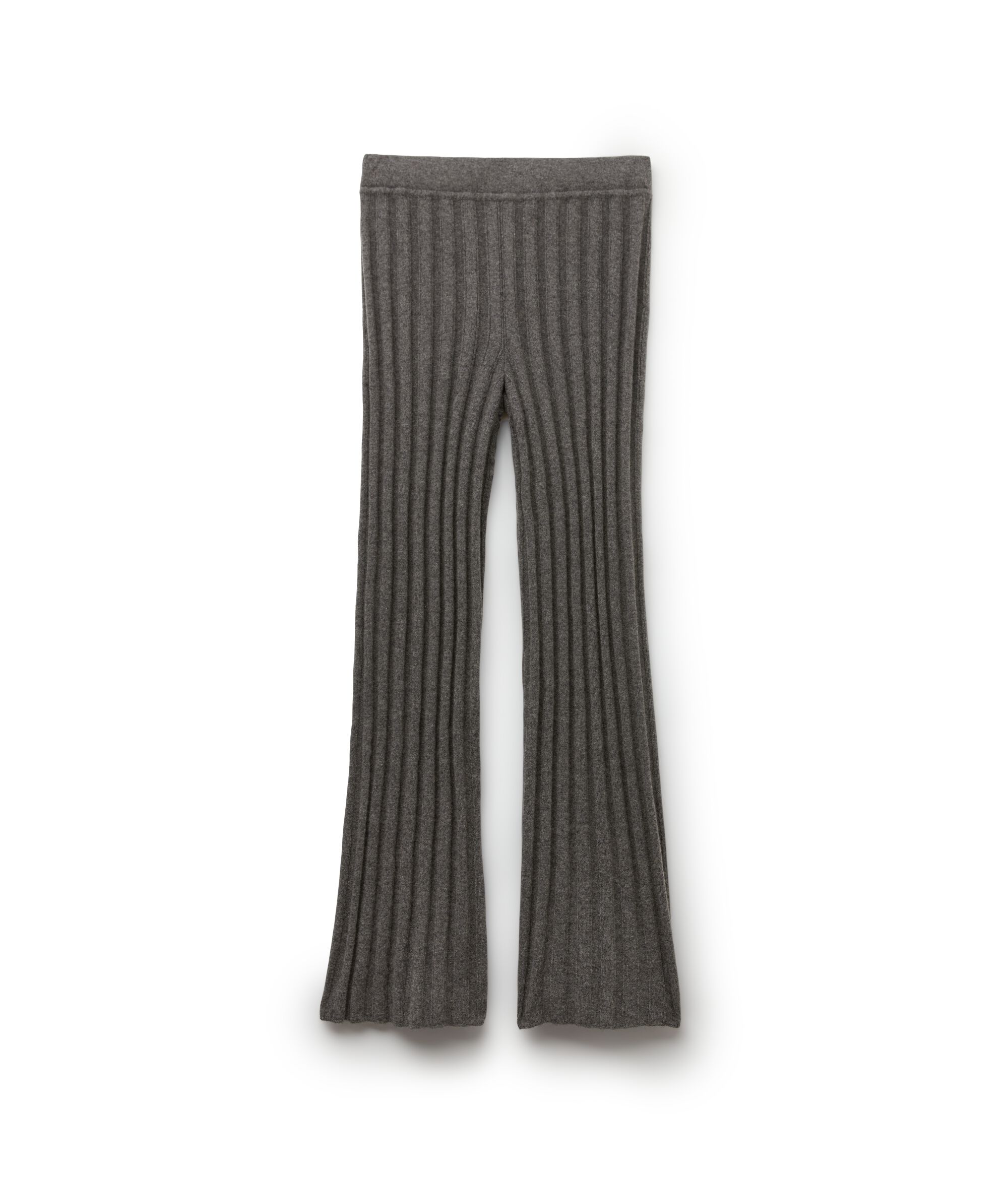 Παντελόνι Palazzo από Cashmere με Πλέξη Λάστιχο