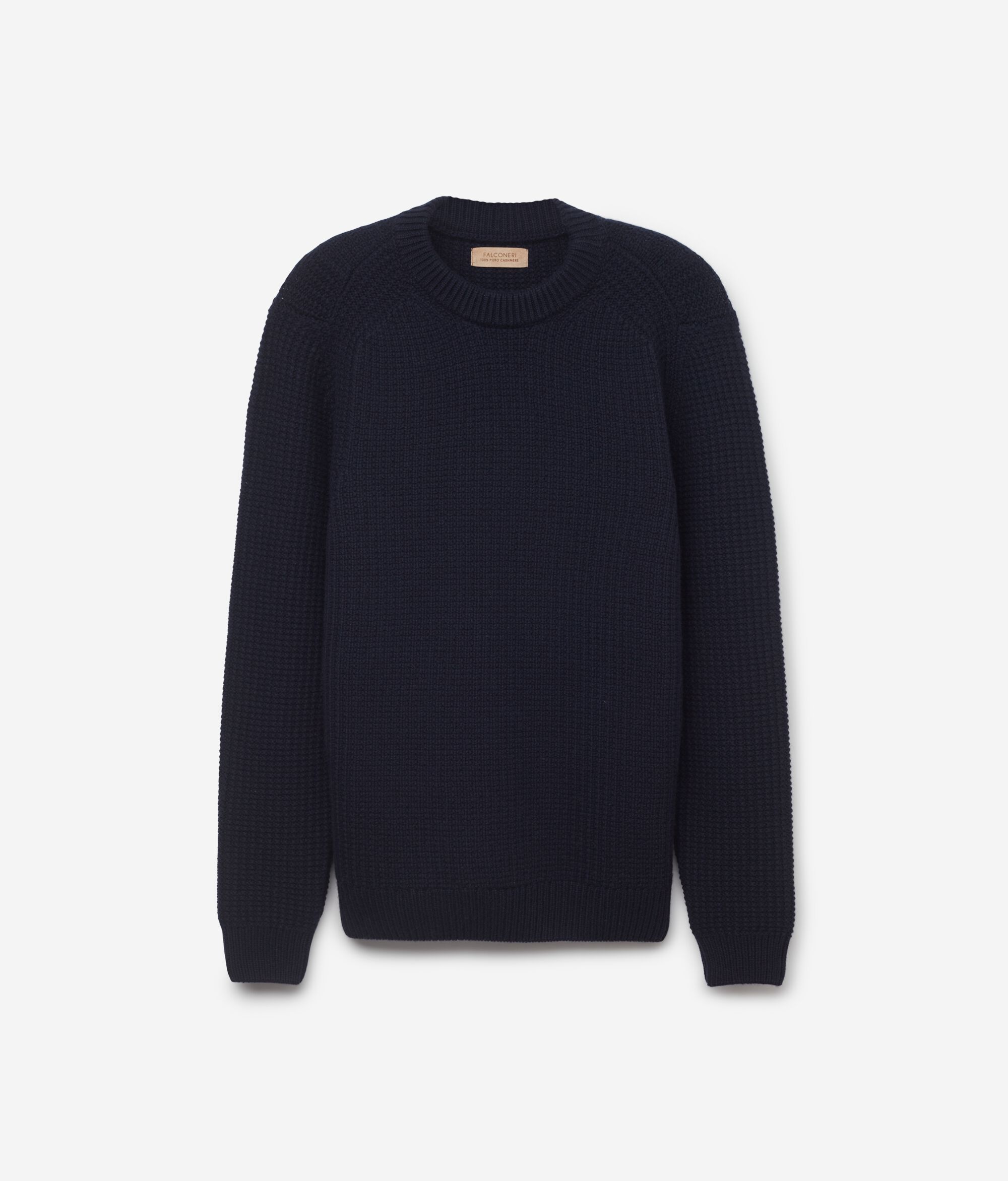 Джемпер из ультрамягкого кашемира в рубчик